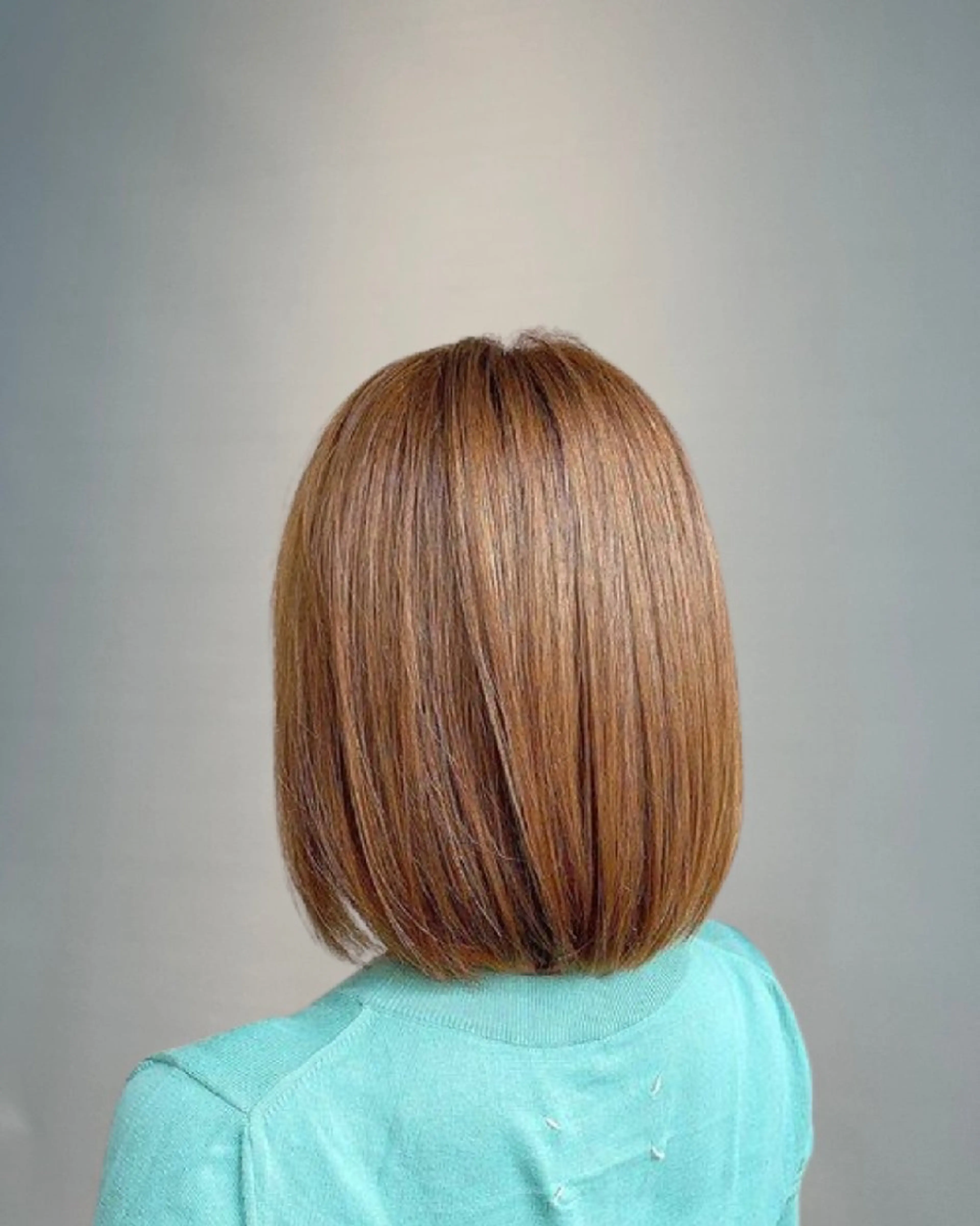 ミディアム カラー カット ヘアカラー トリートメント ヘッドスパ 髪質改善＆白髪ぼかし カラー♡店長みやけ♡のヘアスタイル