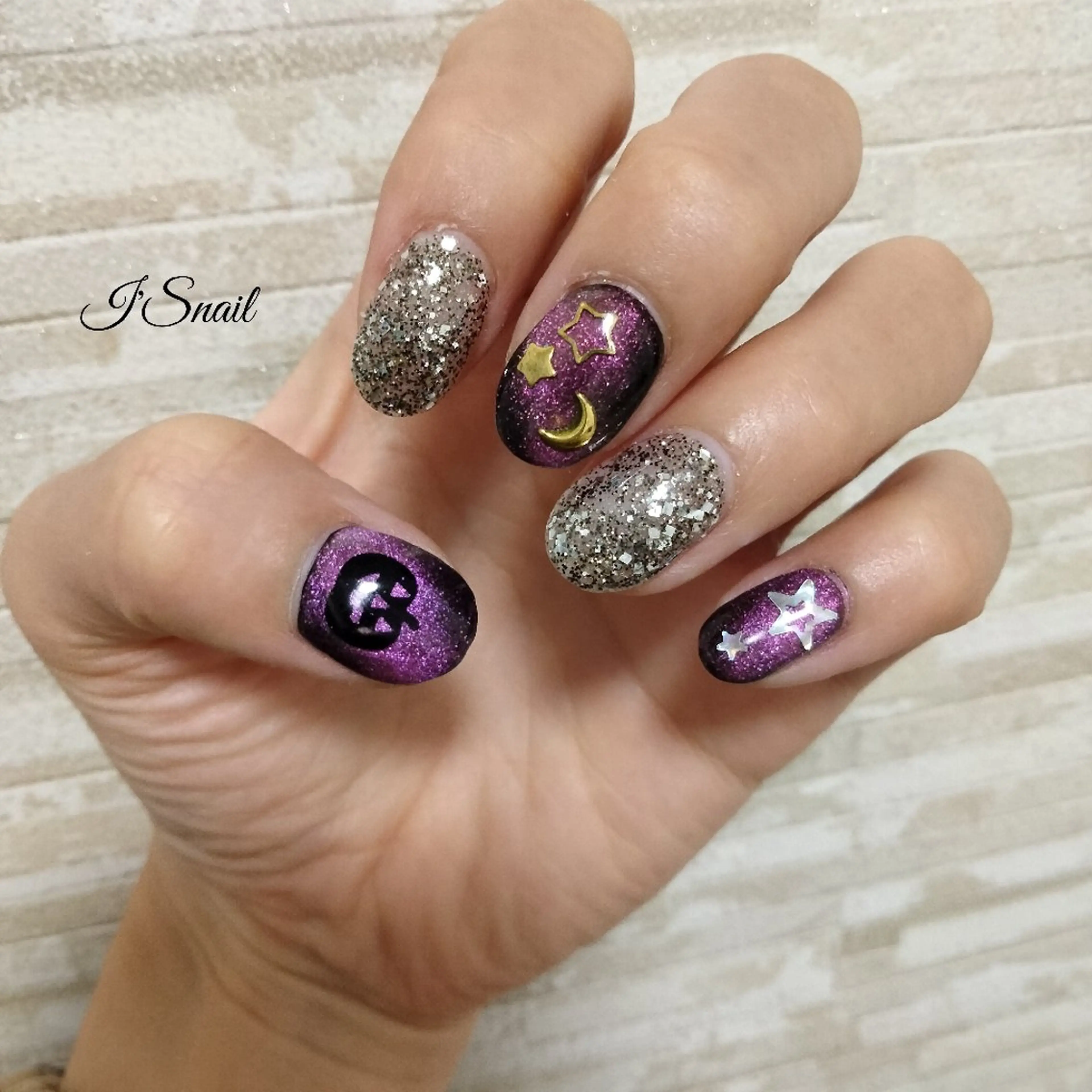 ネイル ハロウィン I'S nail 佐野のネイルデザイン
