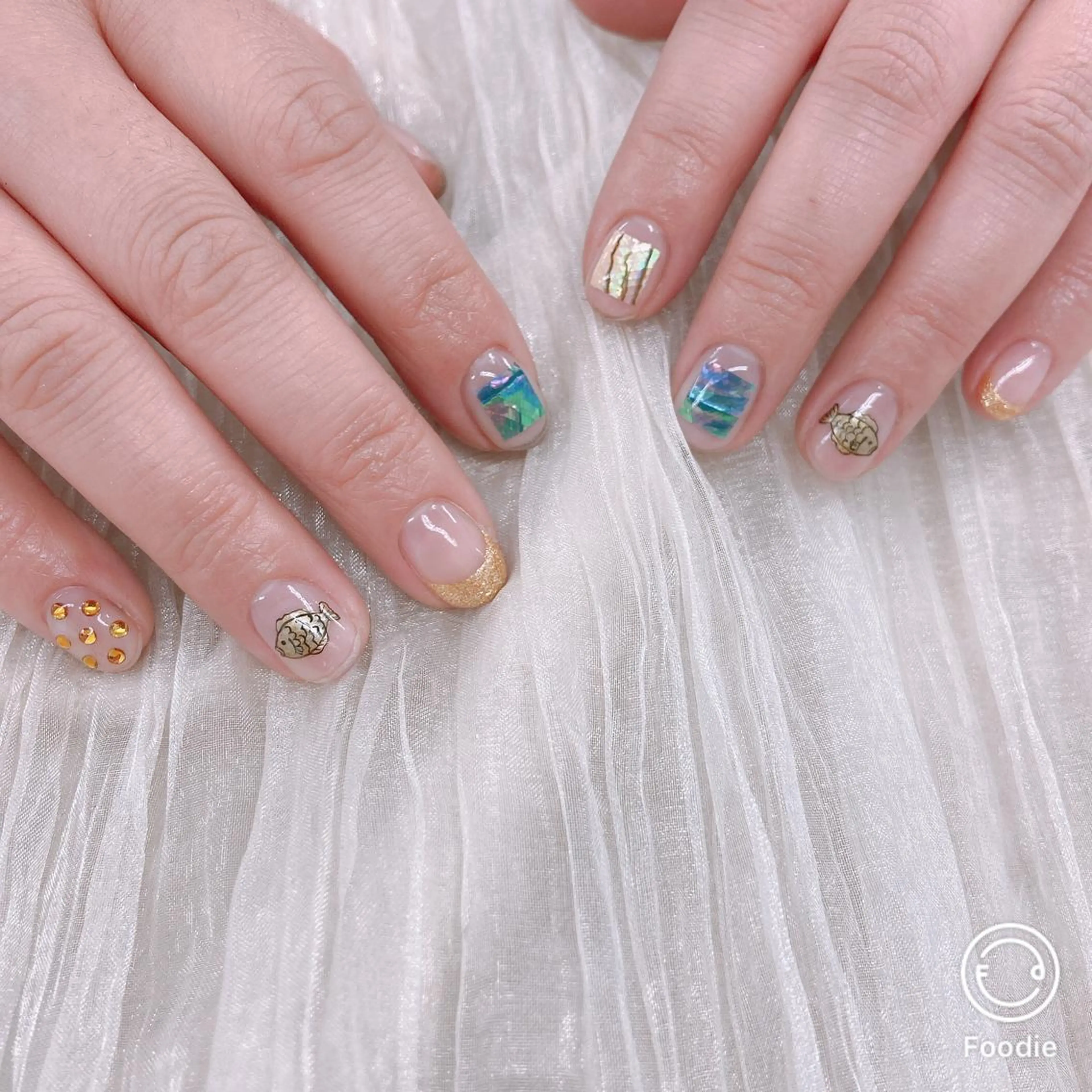 ネイル ニュアンスネイル ネイリスト あこのネイルデザイン