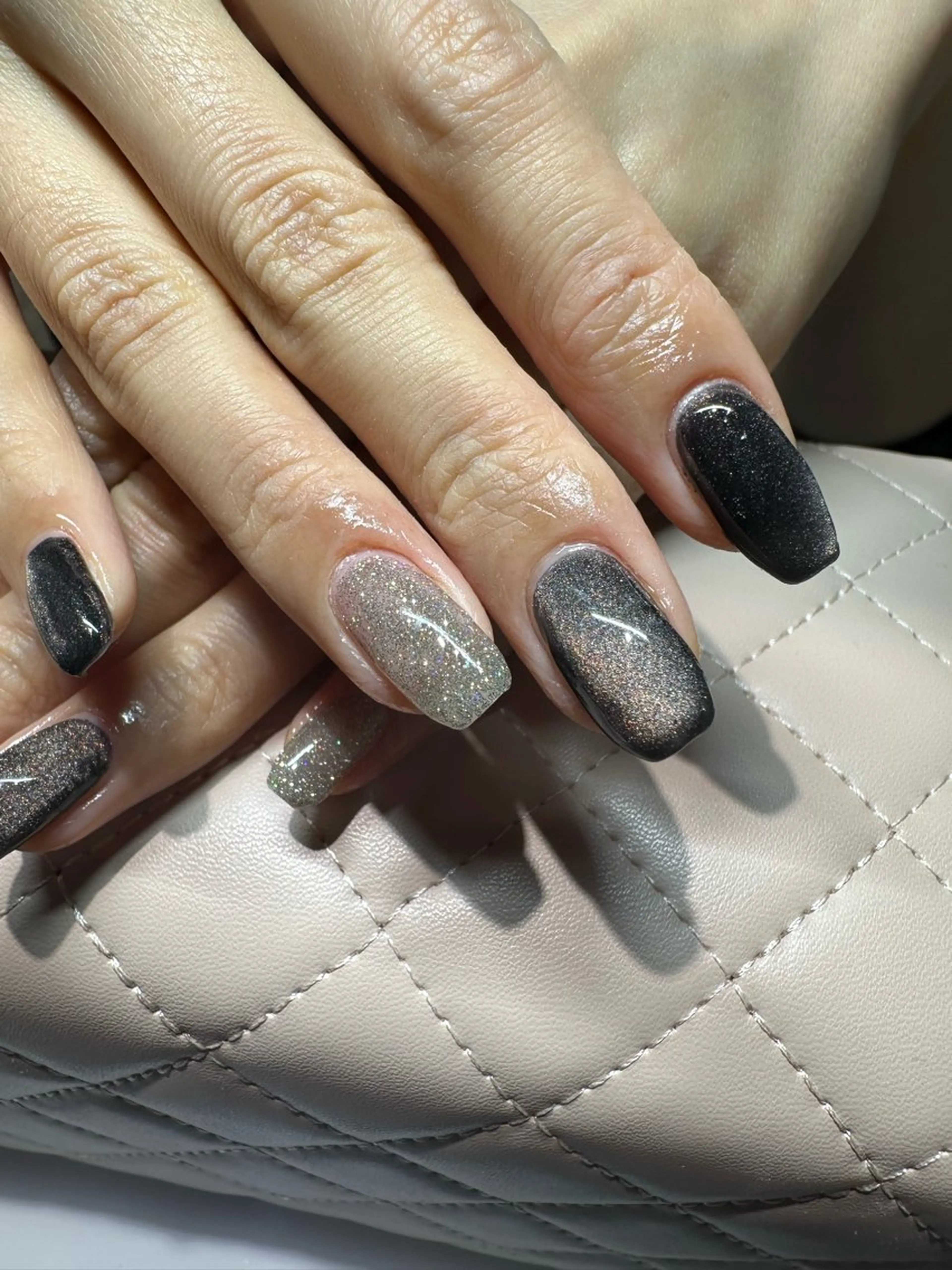 ネイル ラメ(グリッター) 🌷 kuuのネイルデザイン