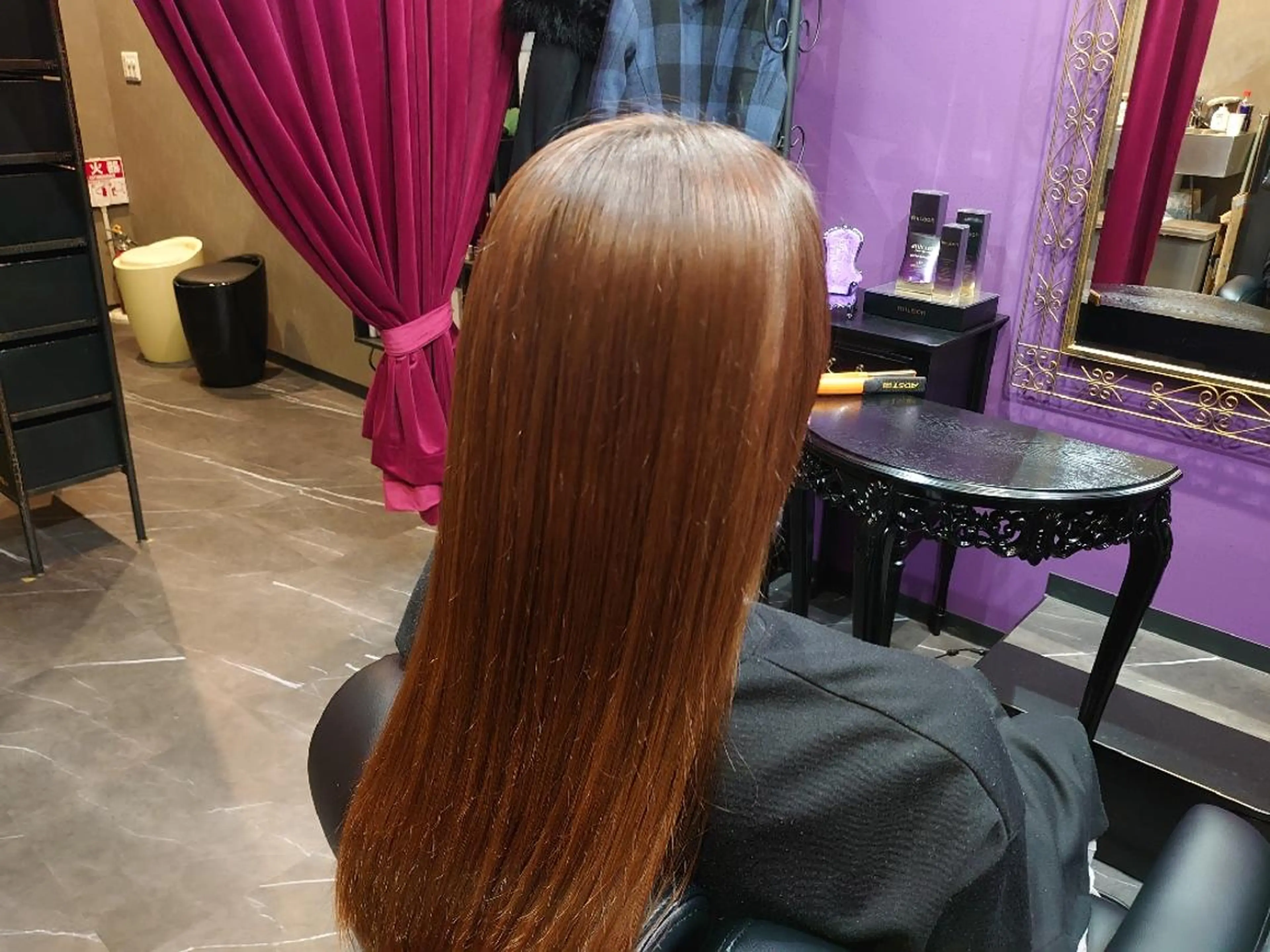 ロング 縮毛矯正 カット 縮毛矯正 トリートメント 渡辺 康行のヘアスタイル