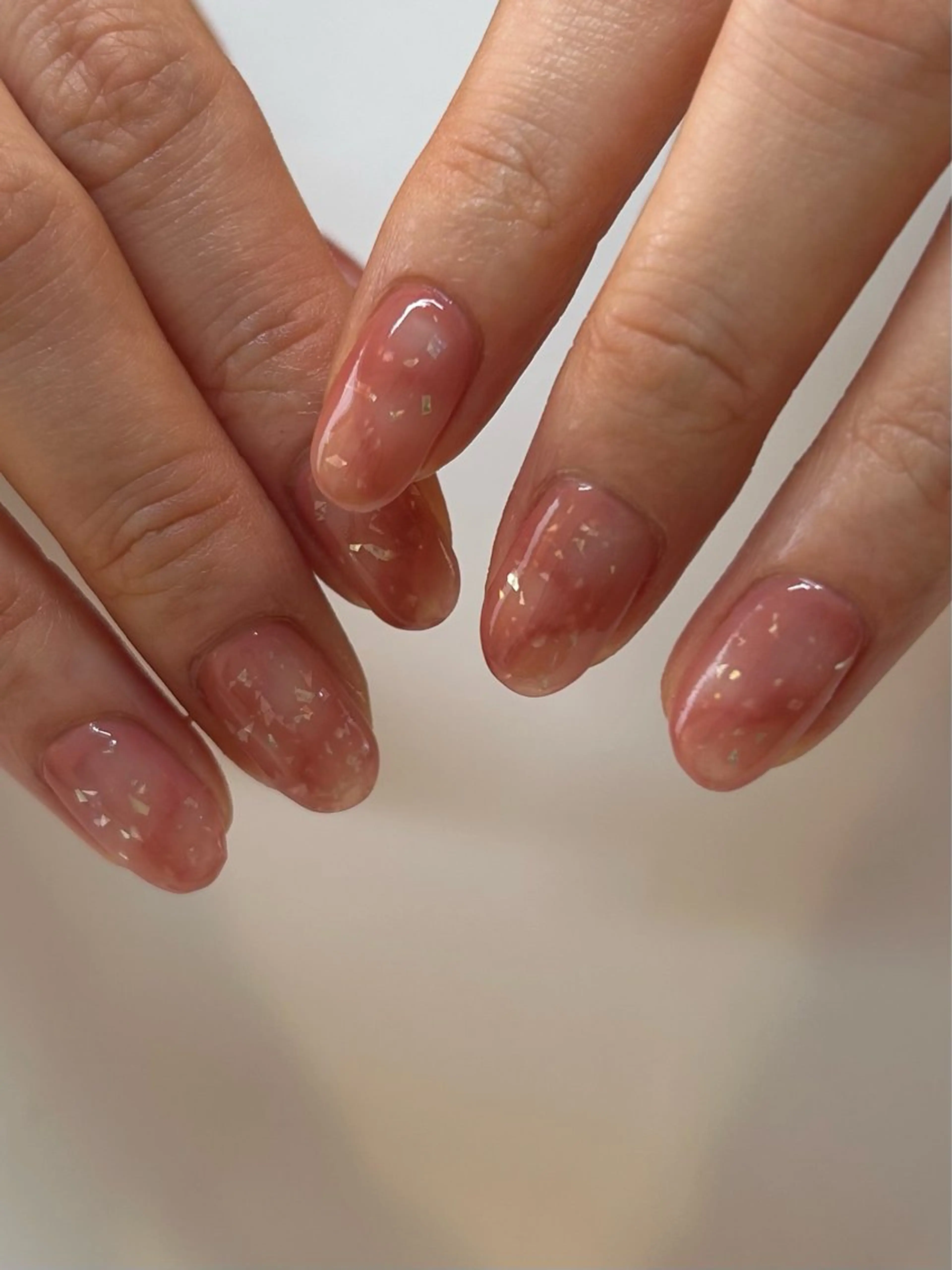 ネイル ニュアンスネイル 春ネイル プライベートサロン etelüのネイルデザイン