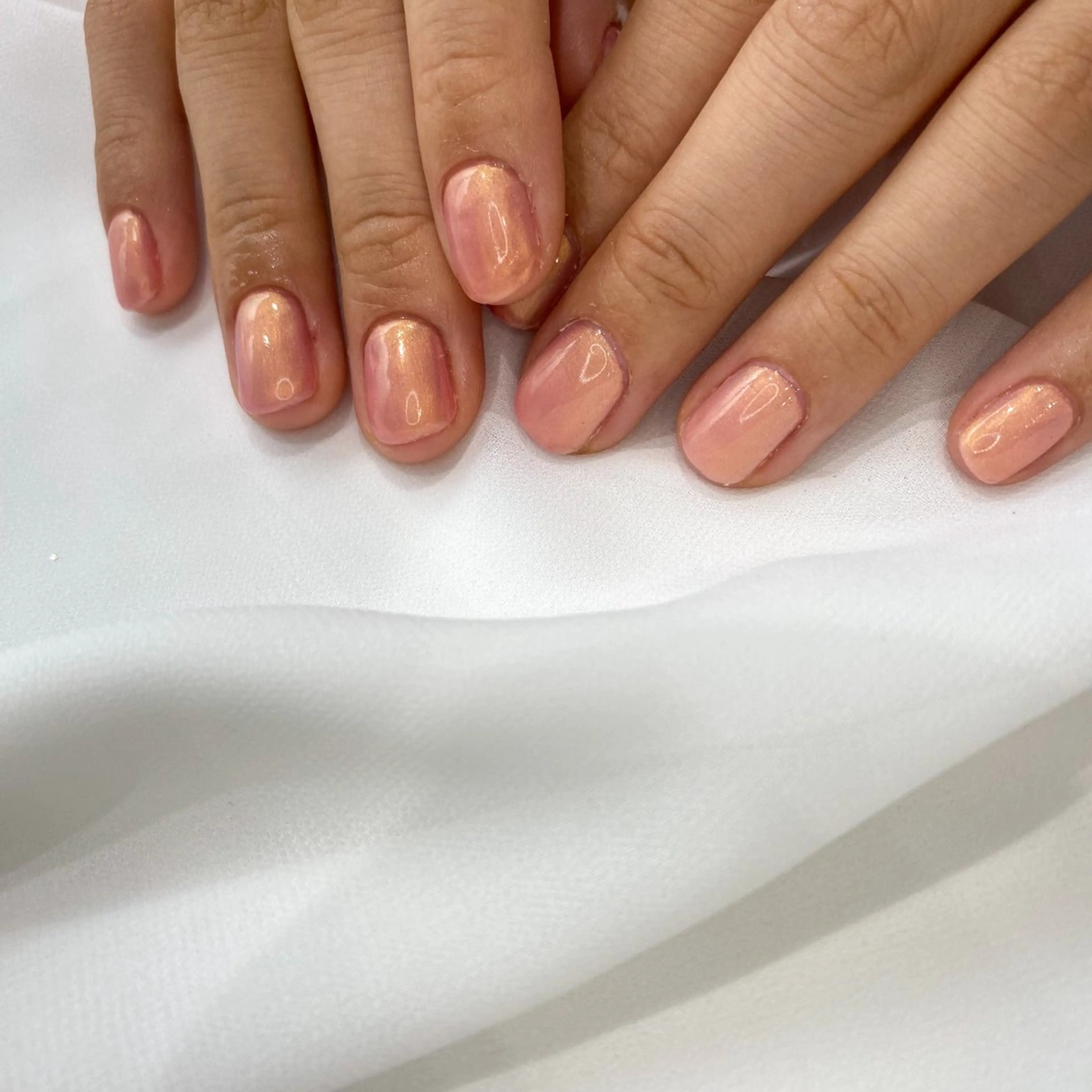 ネイル ワンカラーネイル ピンク ネイル空間所属・muguet🎀 chikaのネイルデザイン