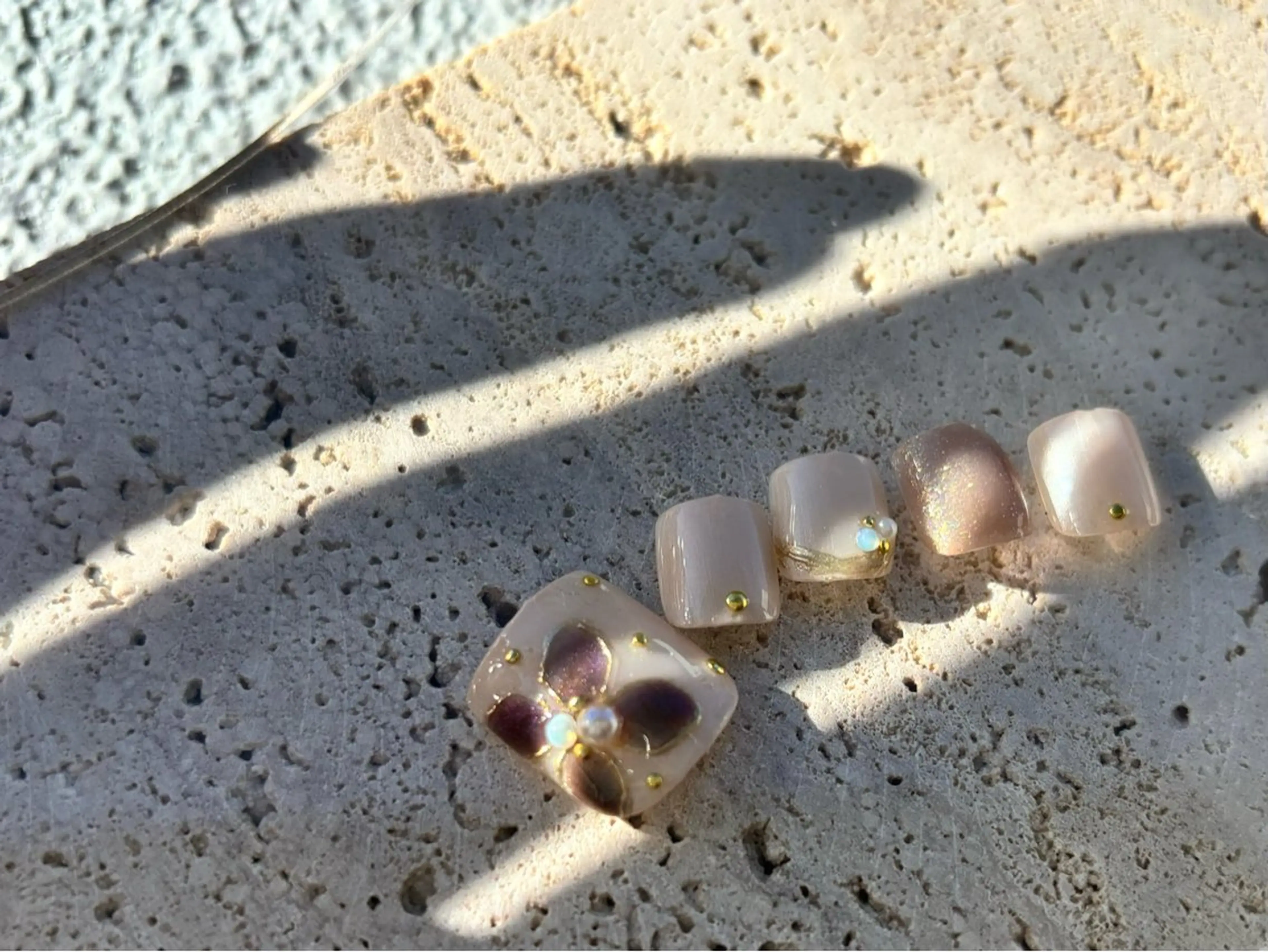 ネイル フットネイル tete. nailのネイルデザイン