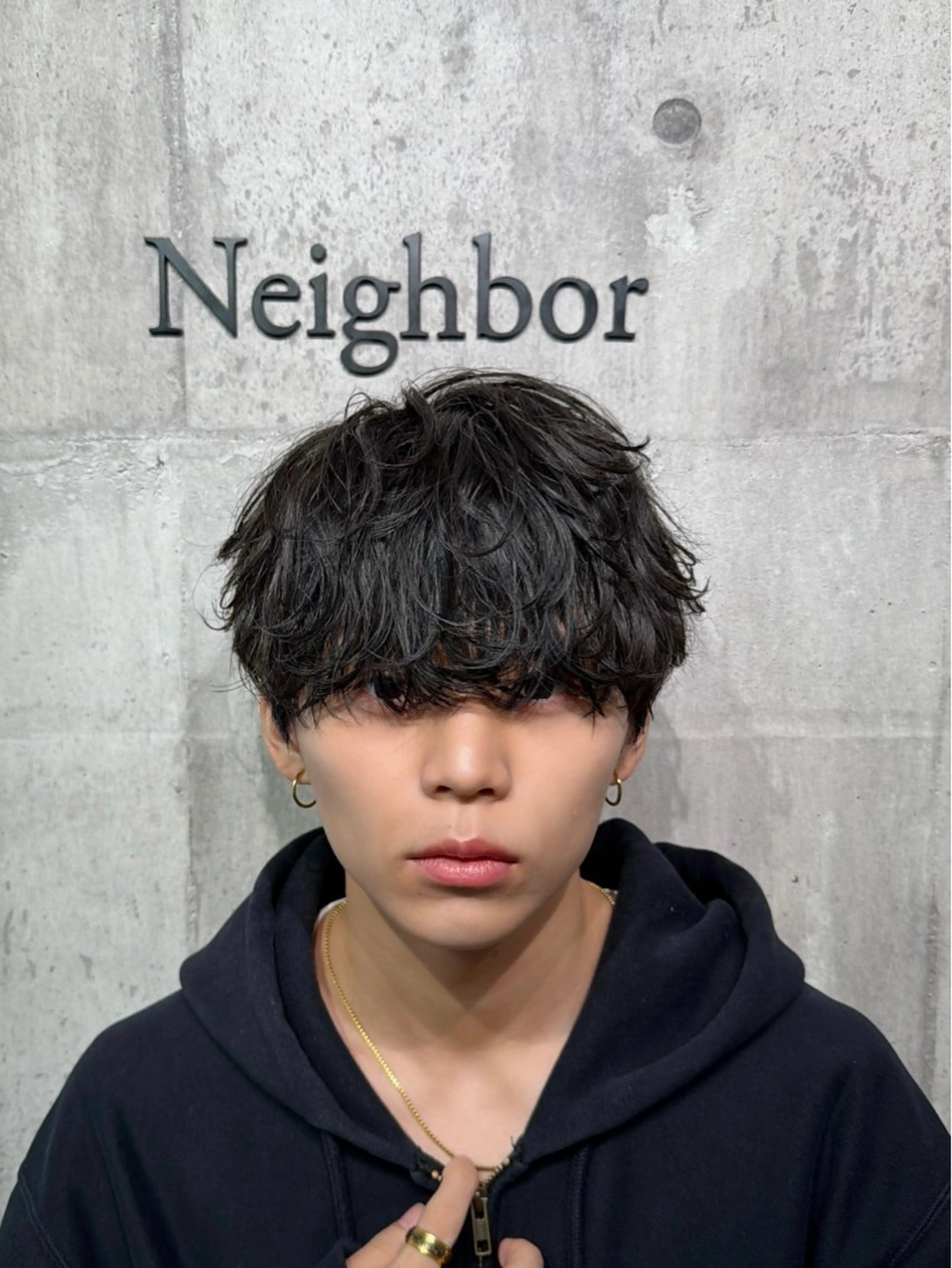 【流行りのゆるふわ】韓国風メンズカット🇰🇷＋シャドウパーマの写真