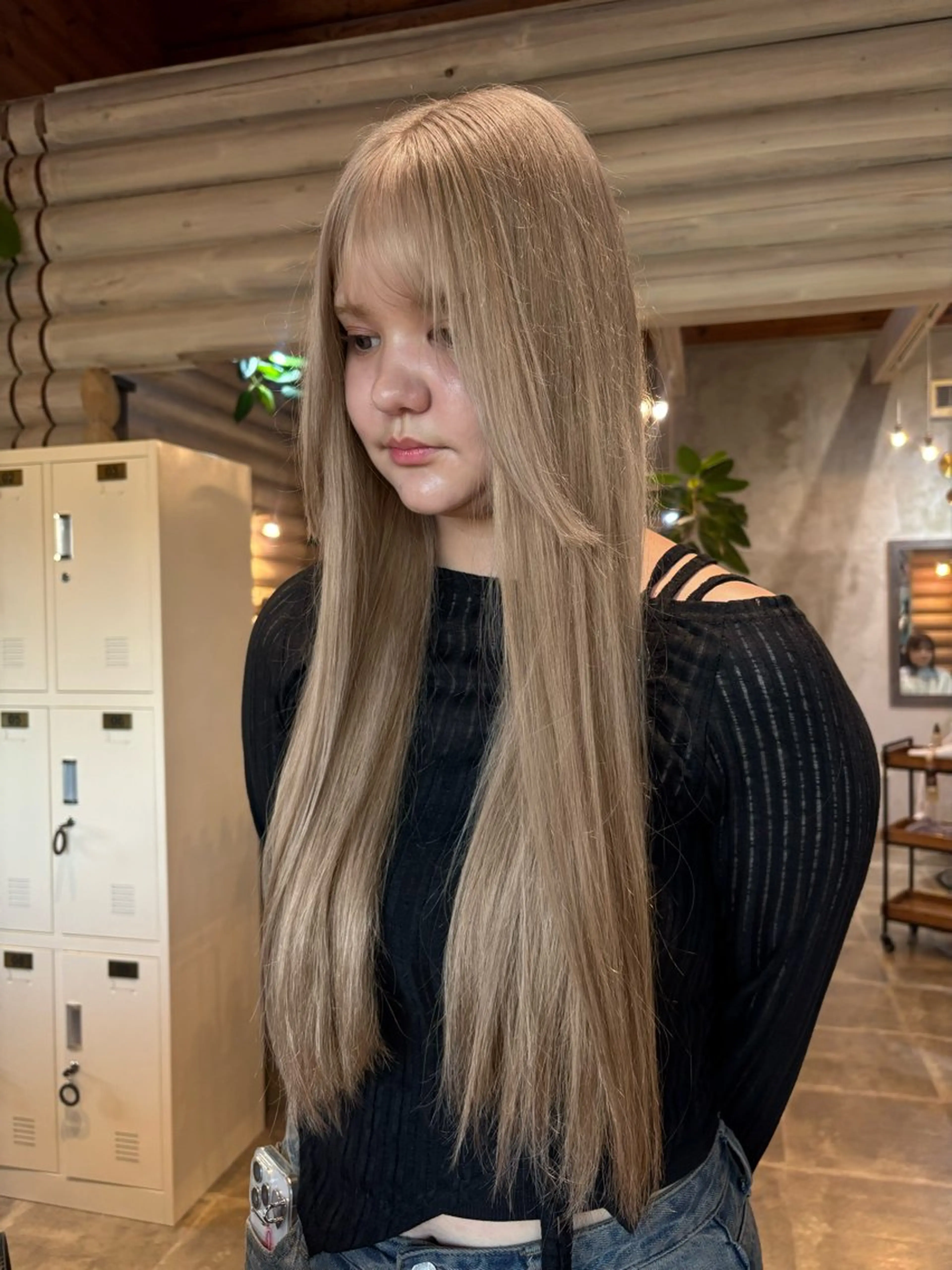 ロング カラー ヘアカラー 似合わせレイヤー/ Wカラー🧸こころのヘアスタイル