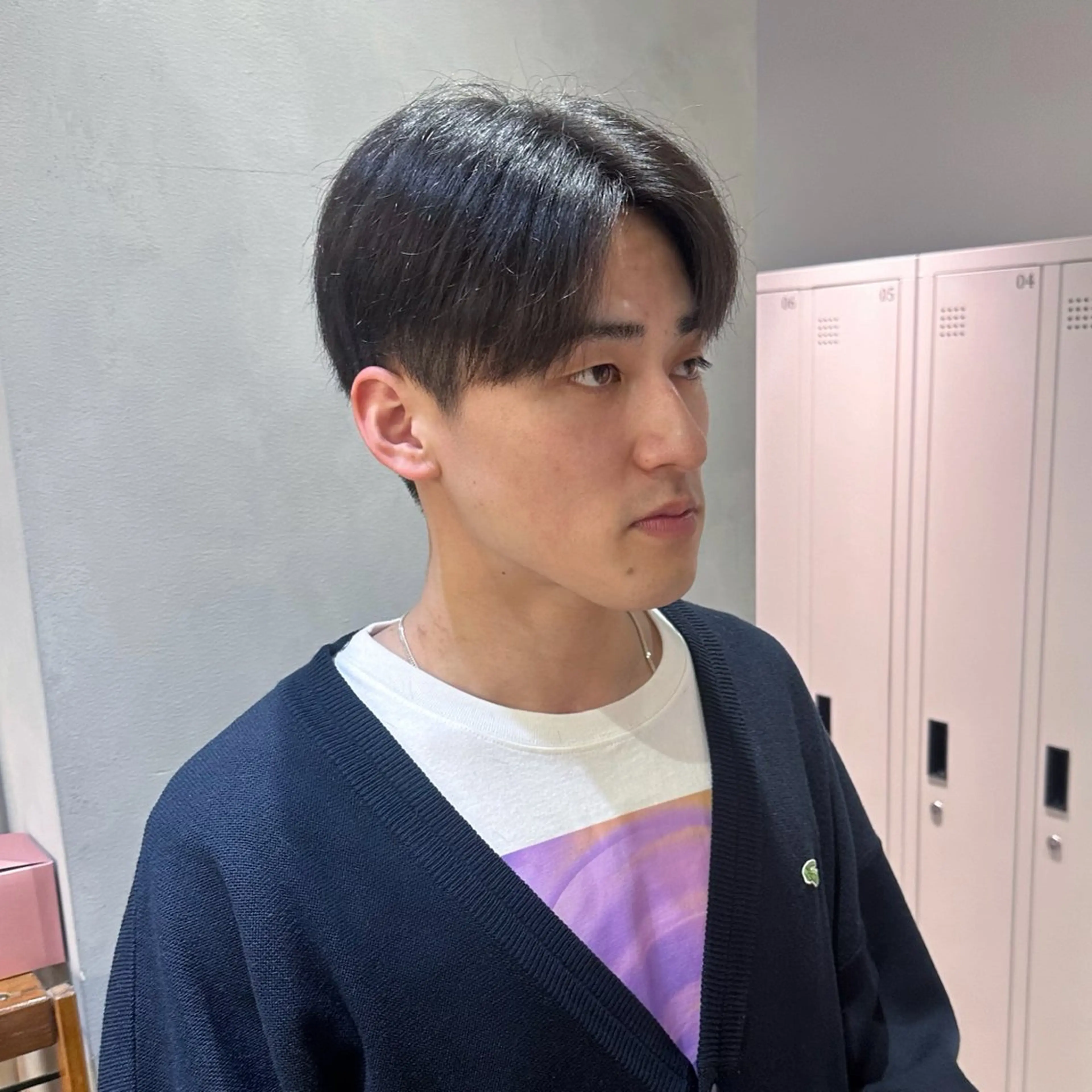 メンズ センターパート 🫧もも🫧 ／パーマ/似合わせ/のヘアスタイル