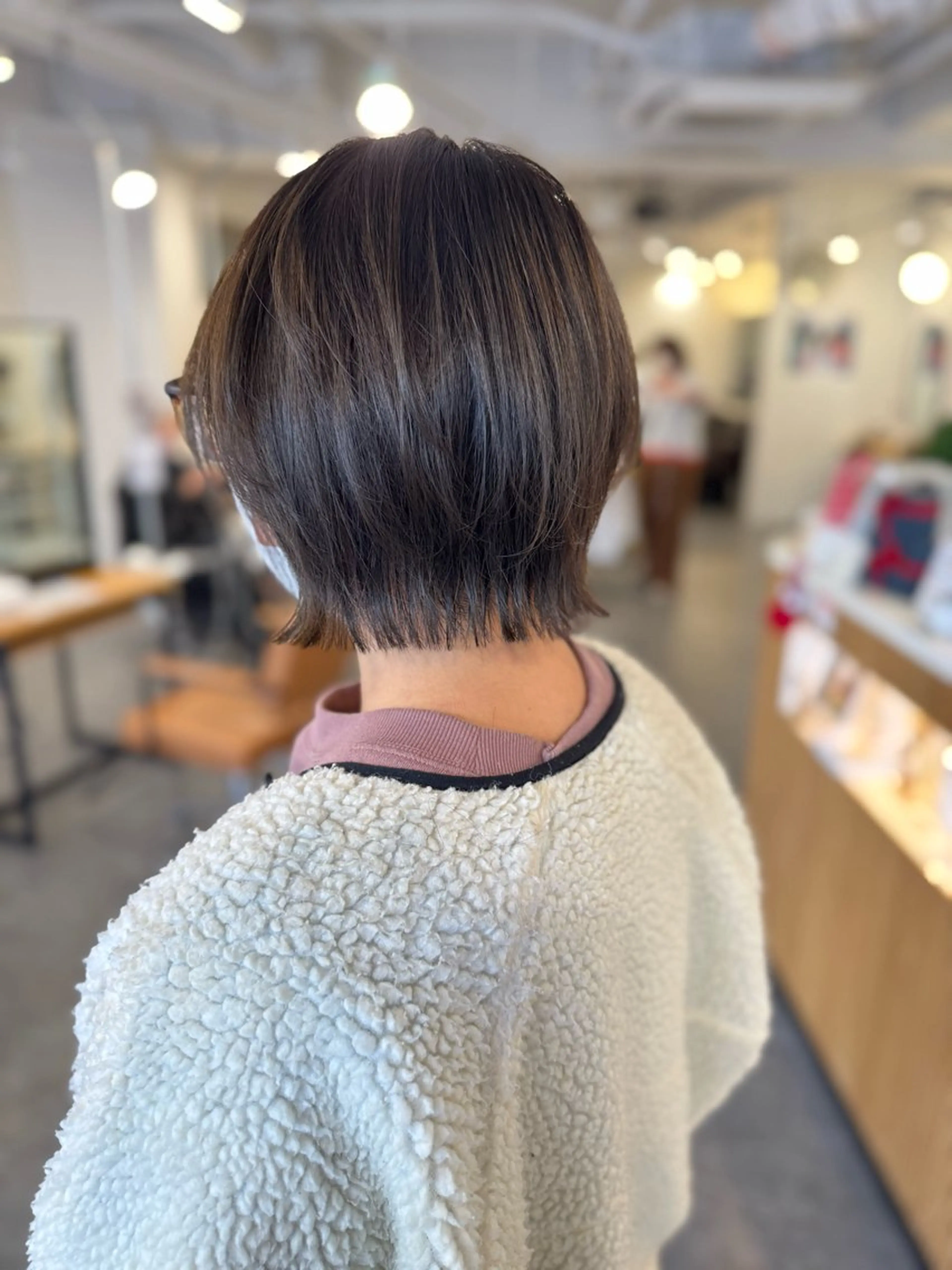 ミディアム ボブレイヤー ボブ レイヤーカット カット SHIAN 橋本 Daikiのヘアスタイル