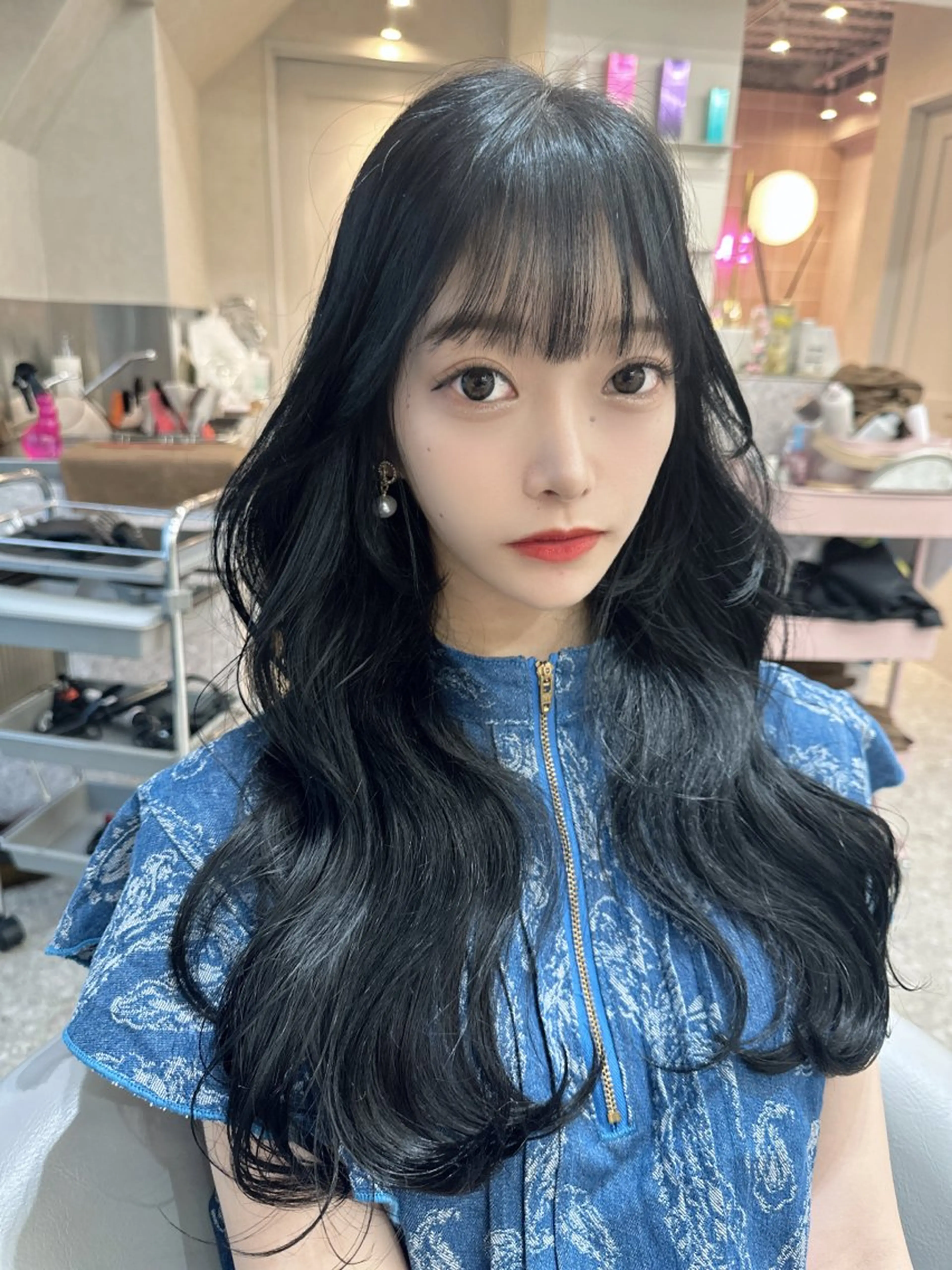 💛カラー＋最高級人毛100％シールエクステ80本💛の写真