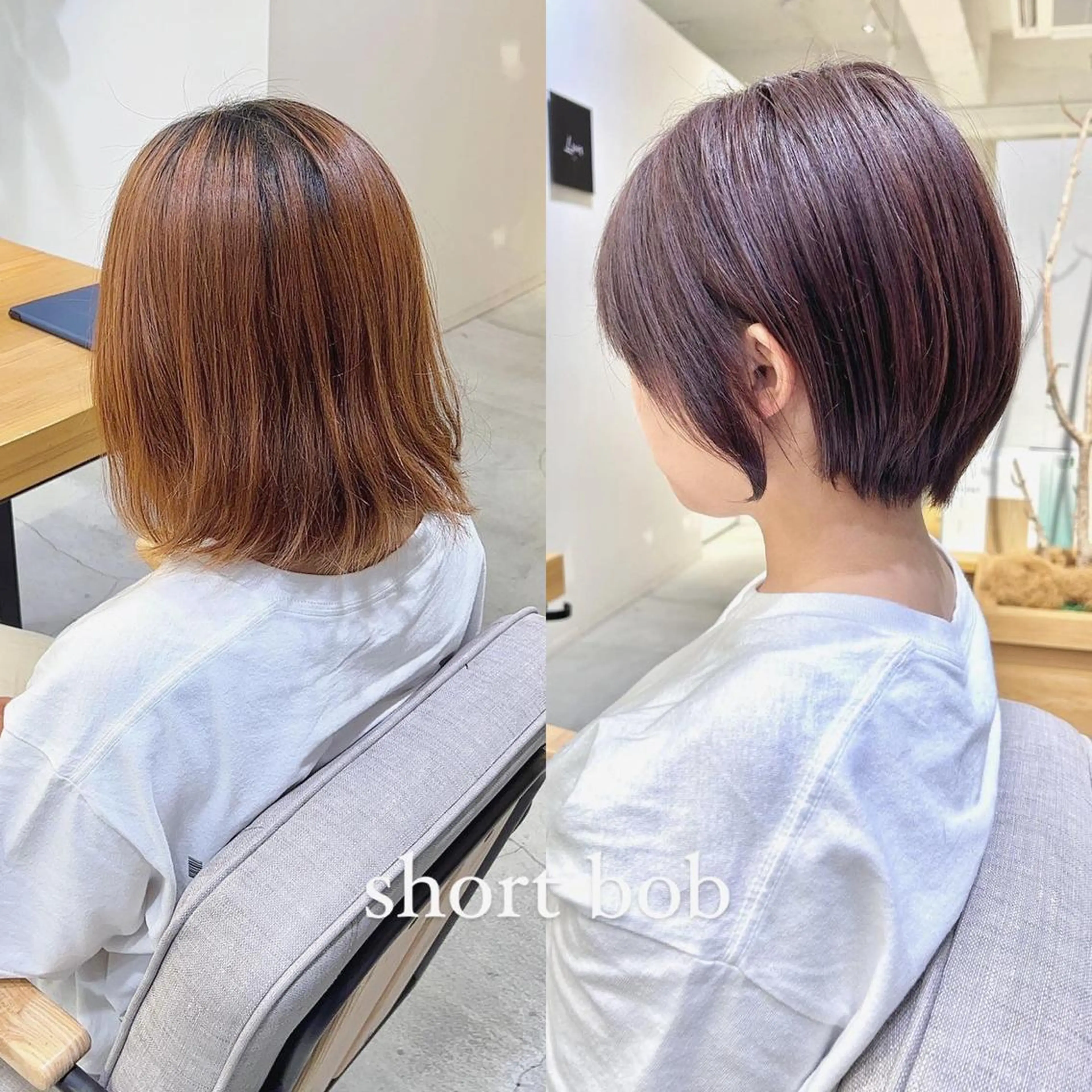 ショート カット ヘアカラー 明石遼/ベージュ / ピンクのヘアスタイル