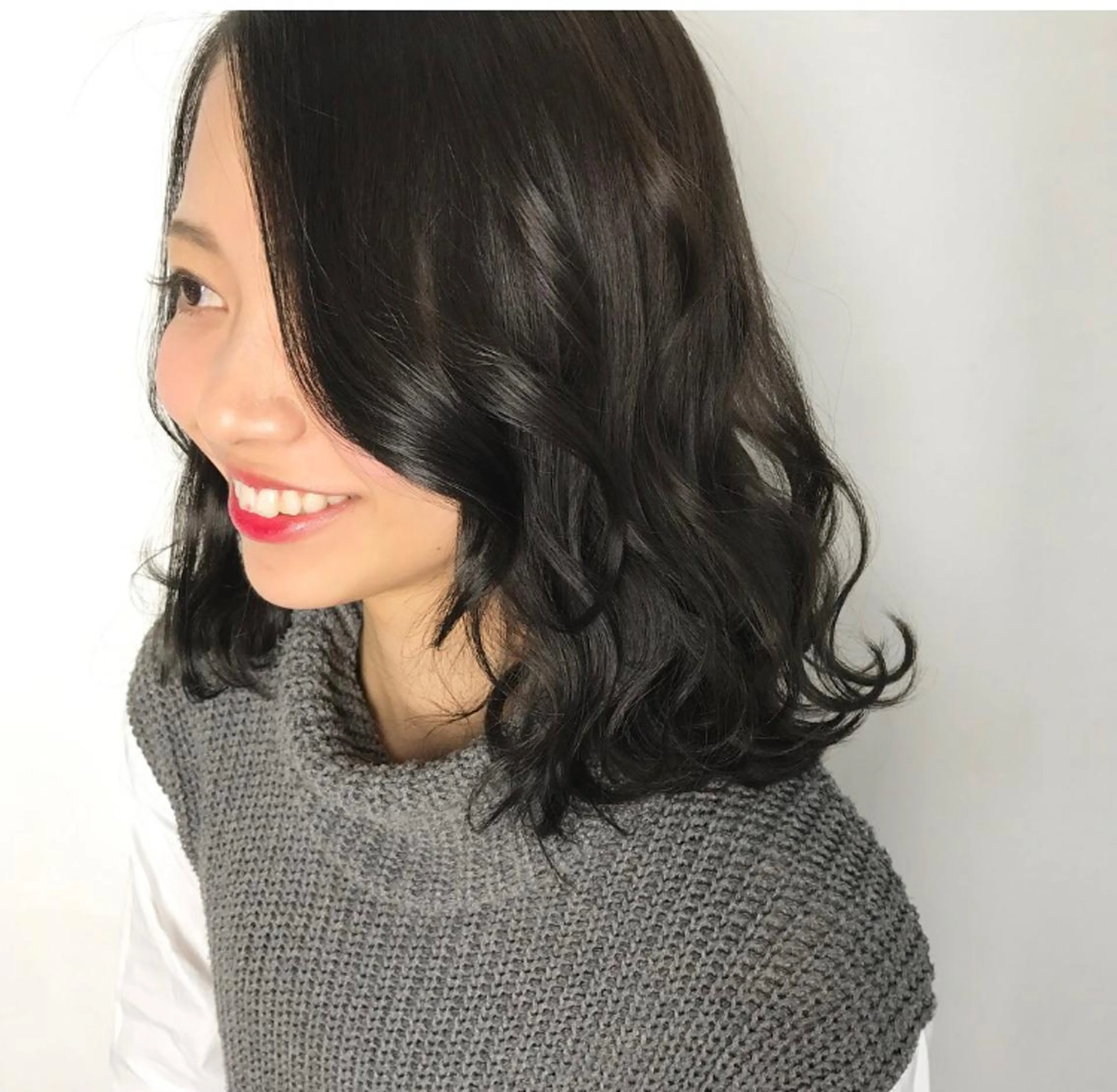 ショート ミディアム セミロング ロング カラー ダークグレー メンズカット特化柏駅 徒歩3分LOUのヘアスタイル