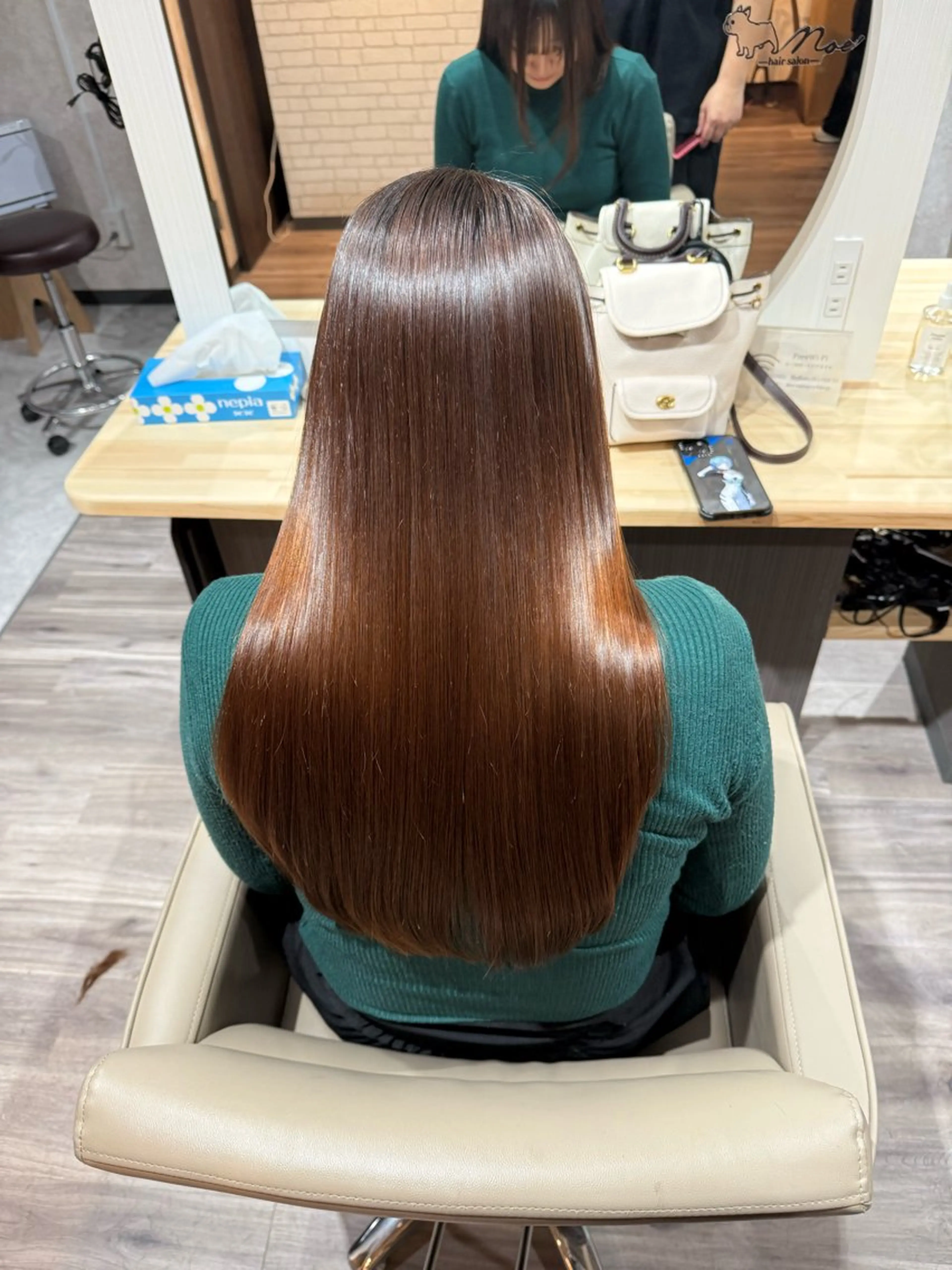 【平日限定価格！】💫ストレートパーマ💫⚠️補足説明をご確認の上ご予約お願い致します！の写真