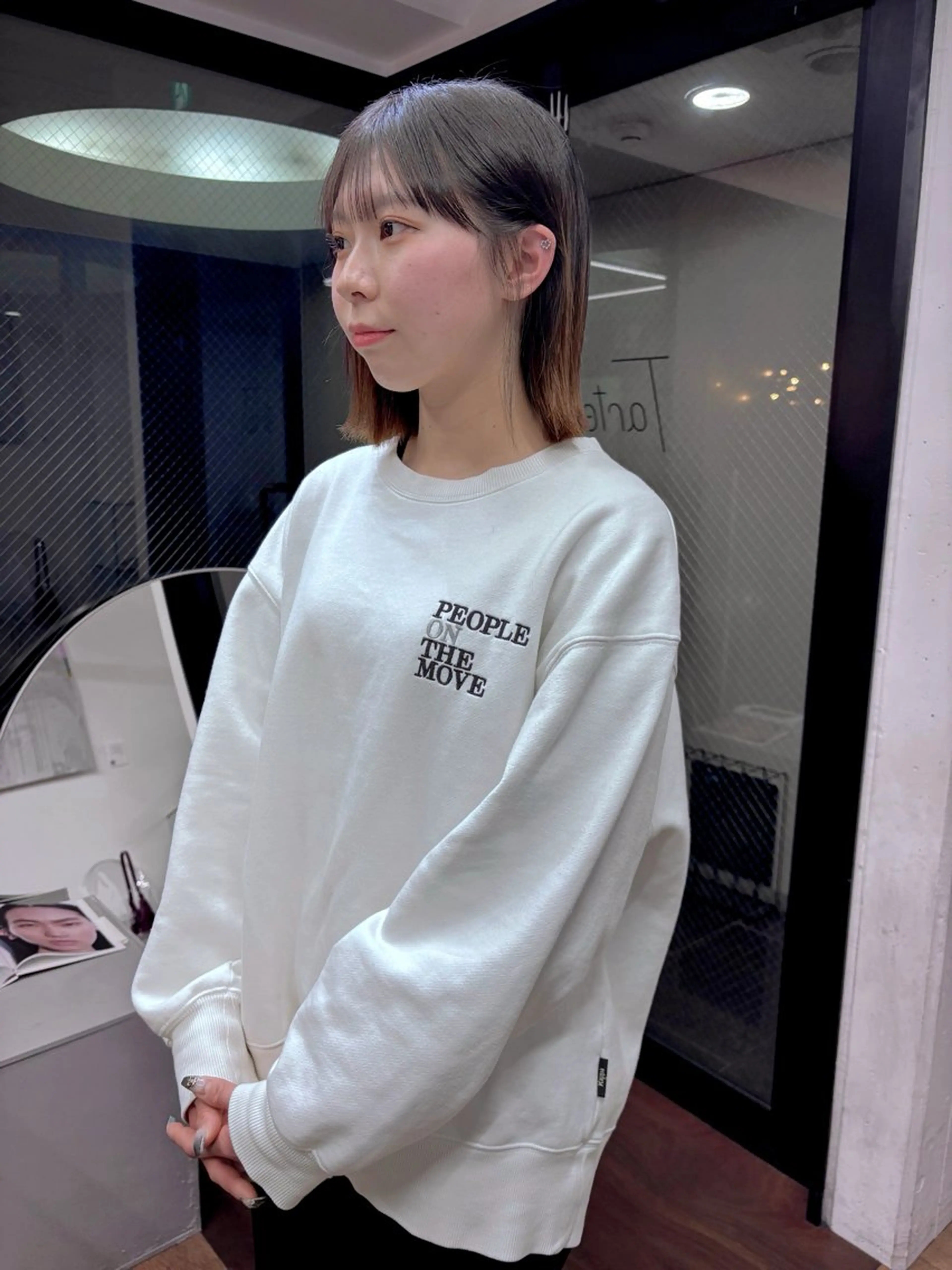 ショート ボブ 柔らかストレートと ツヤカラー/和田陽向のヘアスタイル