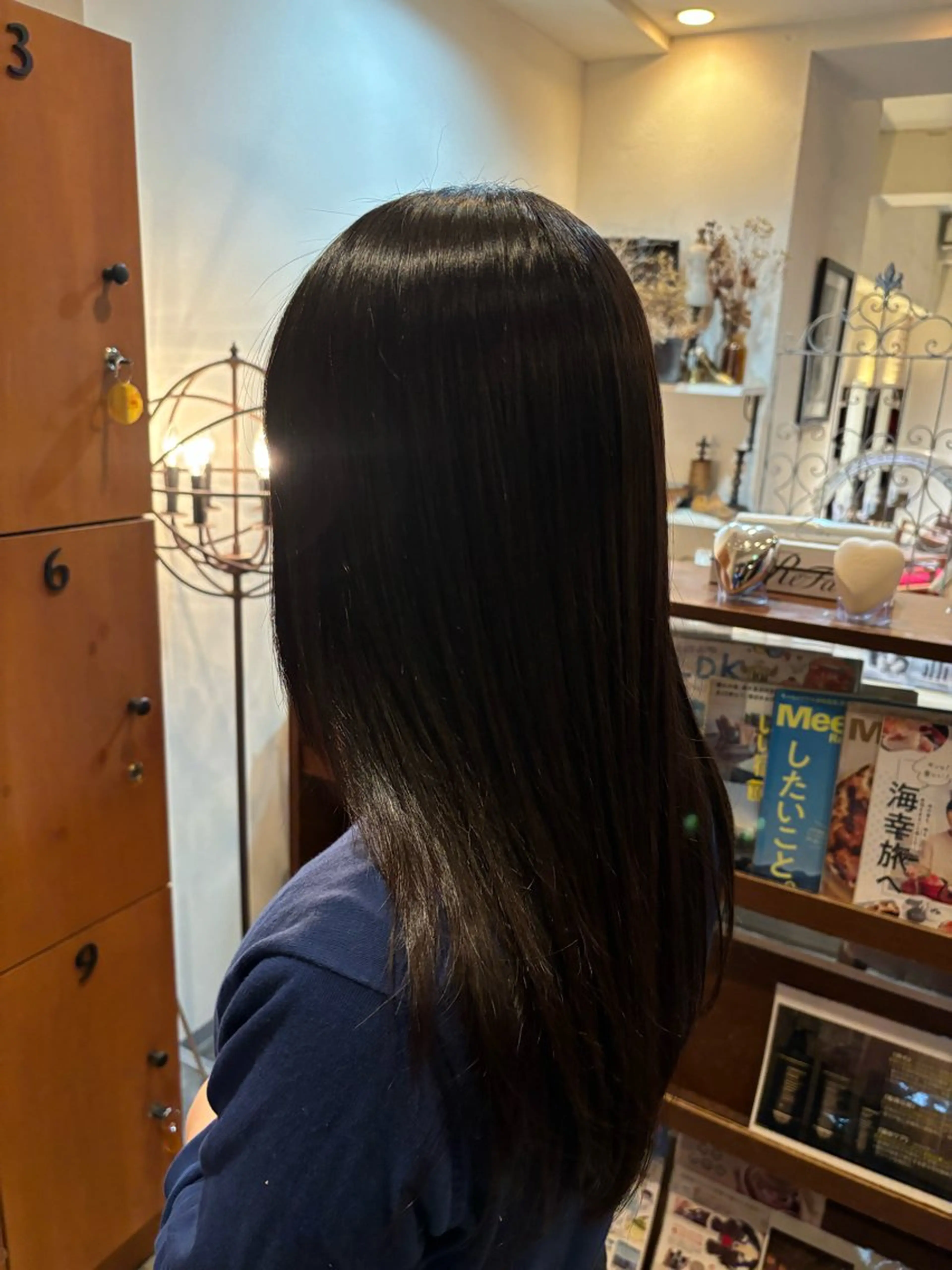 ロング 縮毛矯正 山本 遥海のヘアスタイル