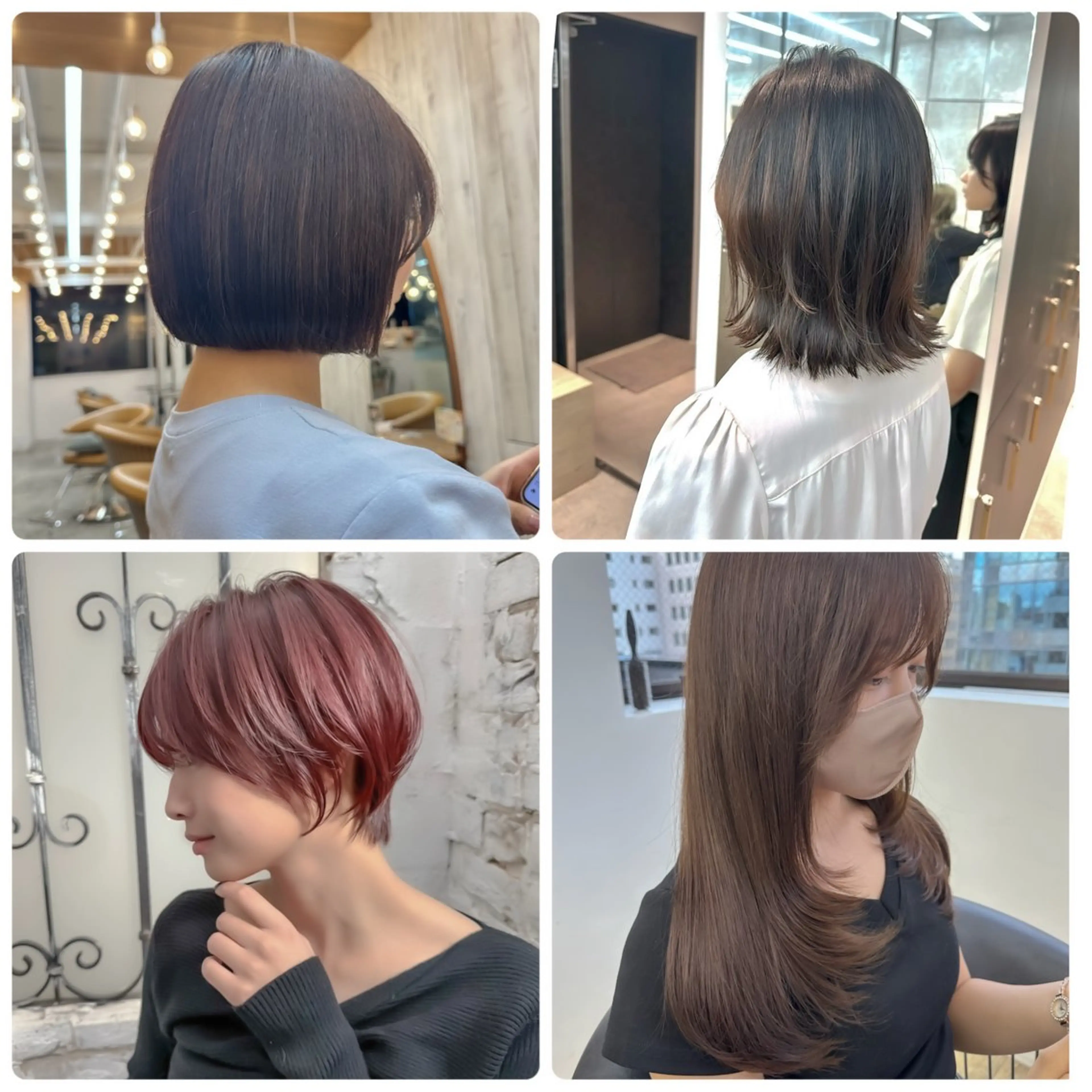ショート カラー ボブ レイヤーカット ショートヘア カット ヘアカラー トリートメント 巻ける縮毛矯正✨ ボブ/ショートともきのヘアスタイル