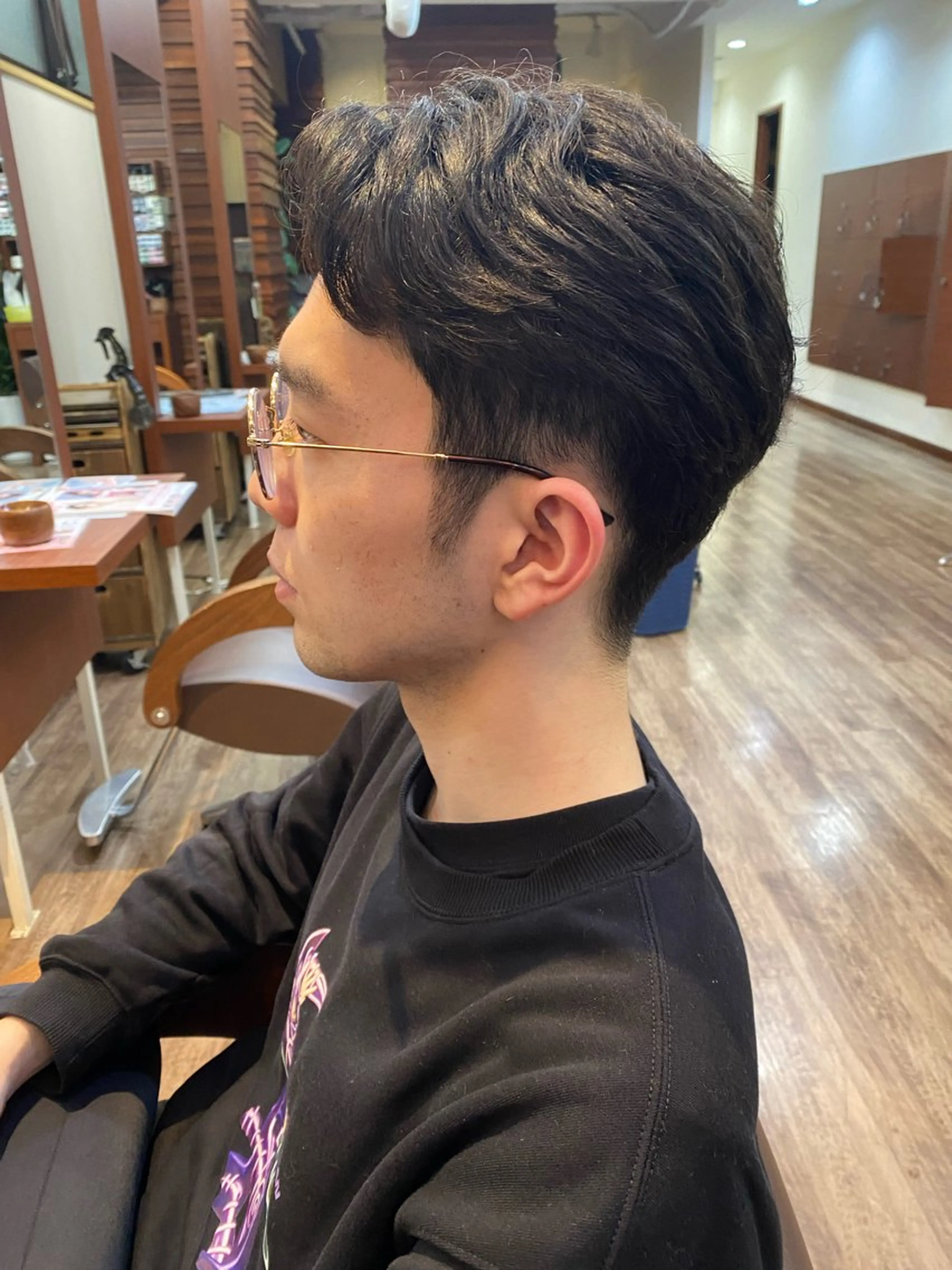 メンズ カット 冨樫 怜央のヘアスタイル