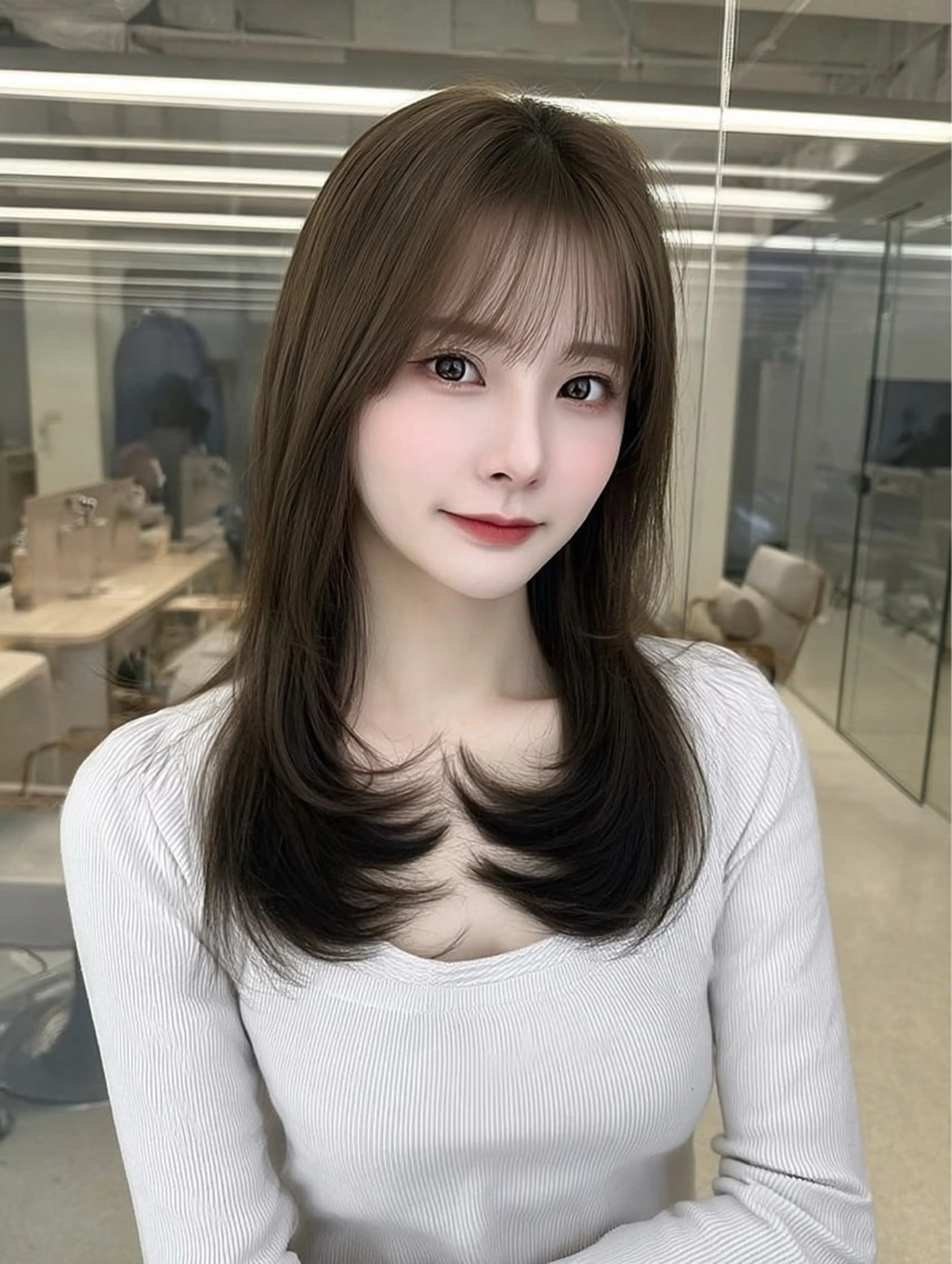 ロング カラー 💖艶ハイトーン髪質 改善💖ケンシンのヘアスタイル