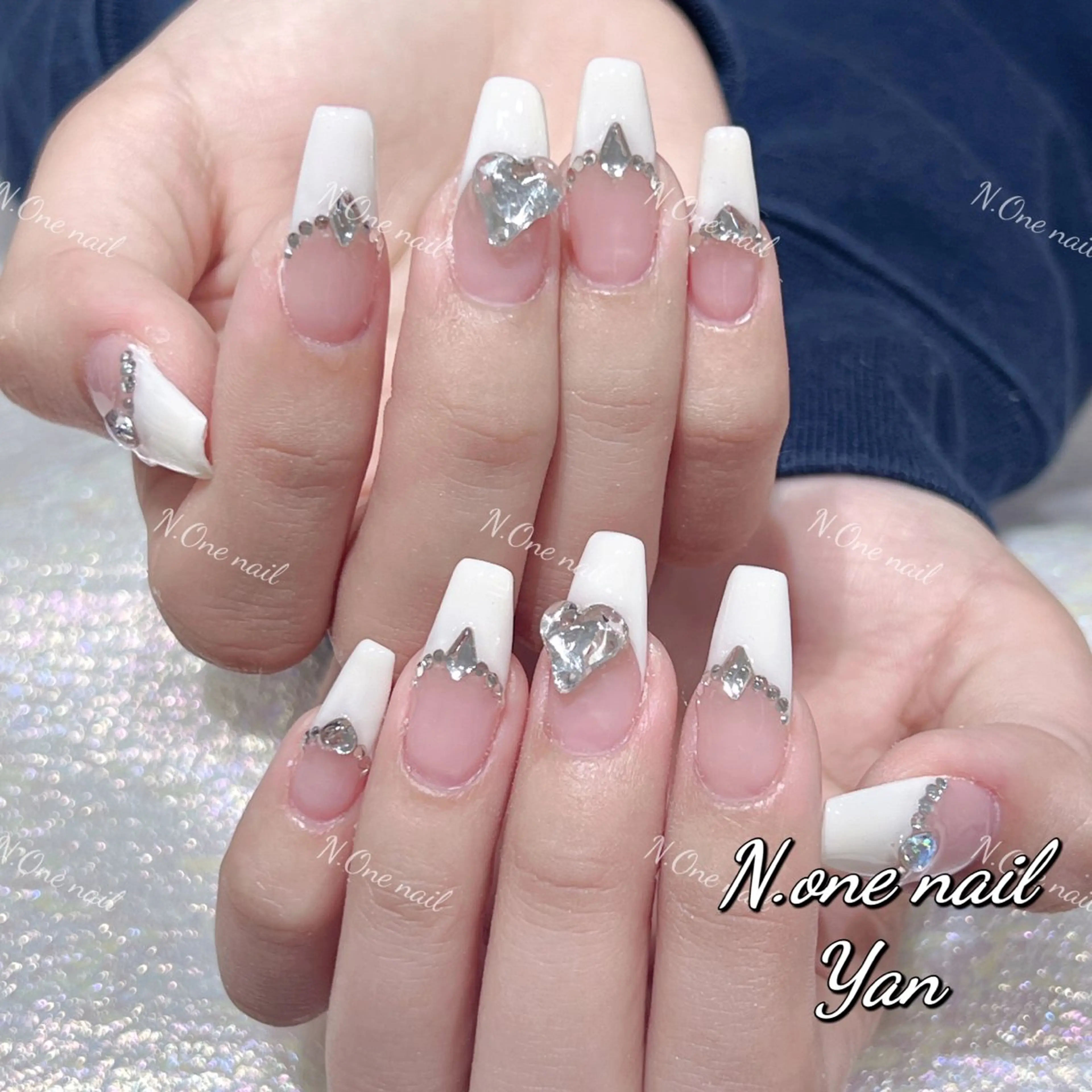 ネイル 長いだし/スカルプ/ パラシェルN.oneのネイルデザイン