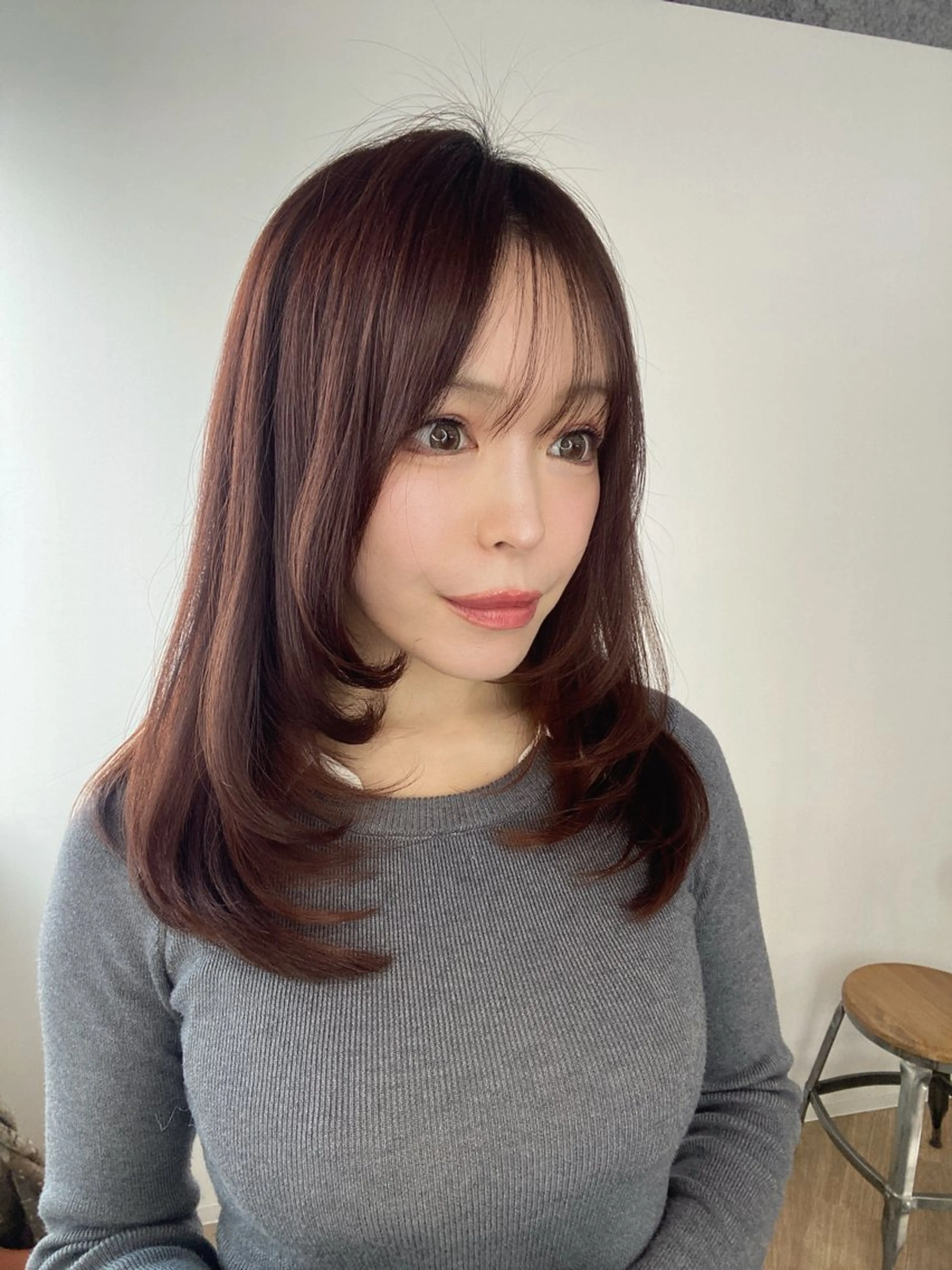 セミロング カラー カット ヘアカラー トリートメント 渋谷レイヤーカット❌ 縮毛矯正専門/武田涼のヘアスタイル