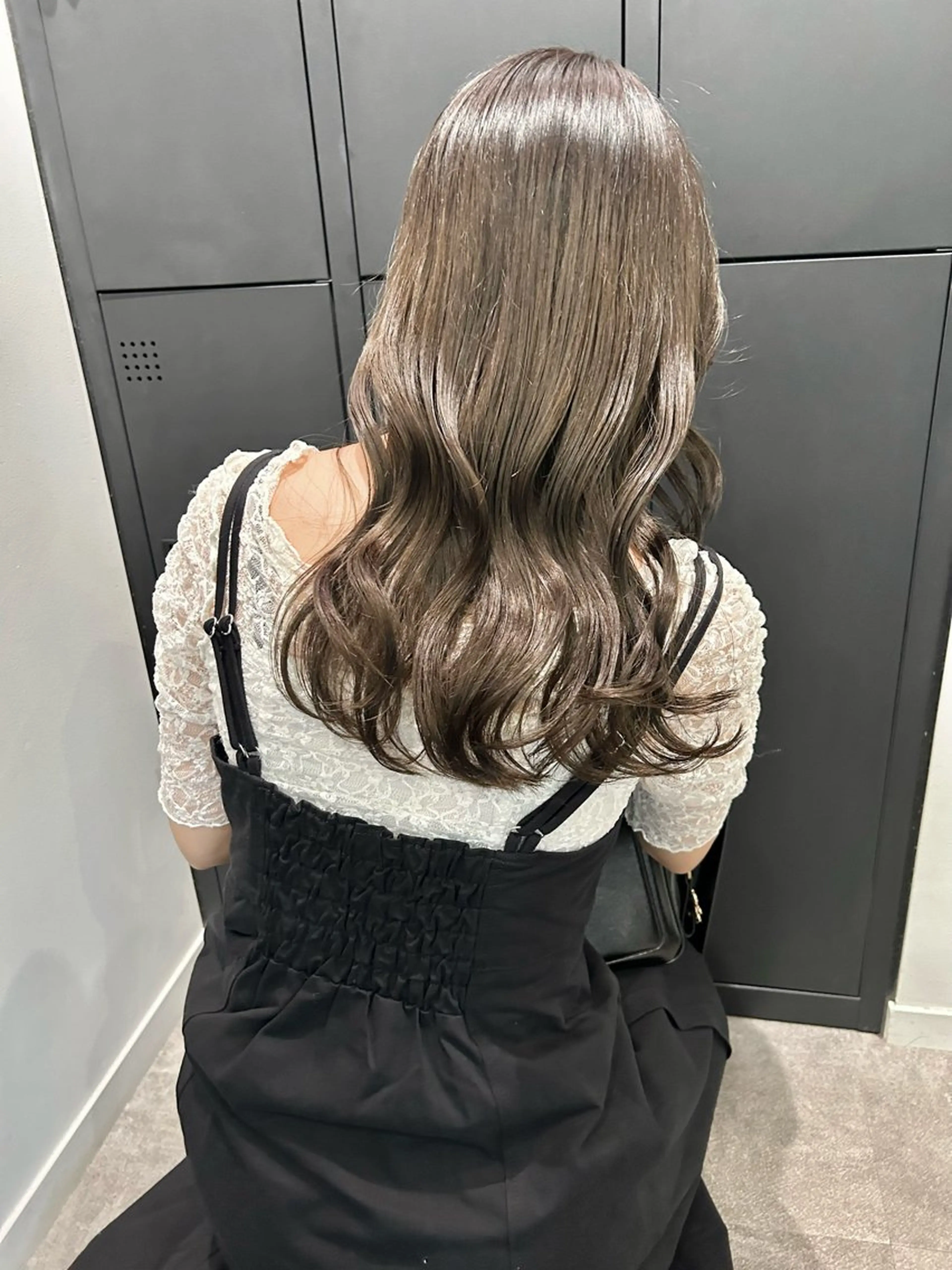 ロング カラー 透明感カラー オリーブカラー カット ヘアカラー 🎀ヘアセット透明感 /REINA🎀のヘアスタイル