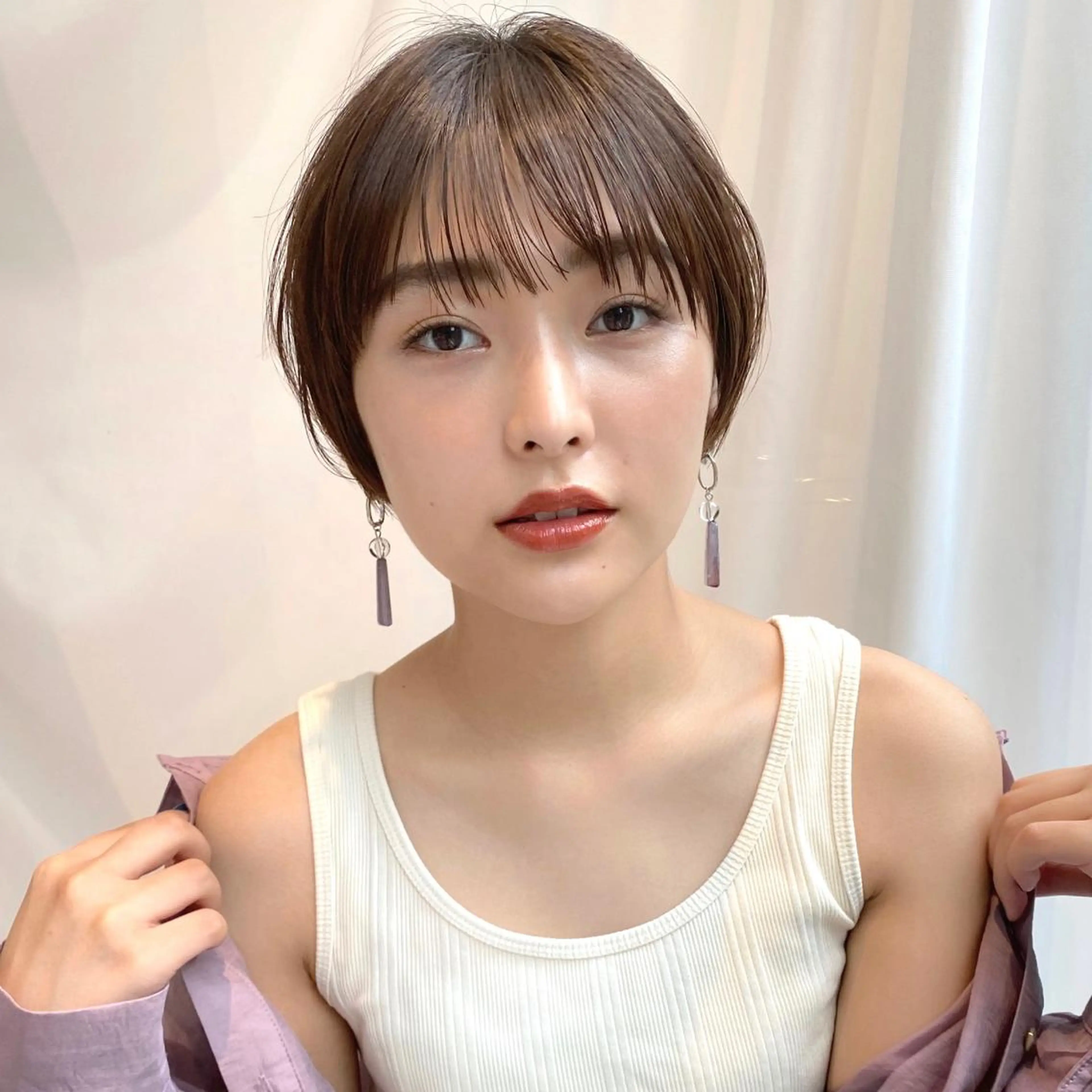 ショート 韓国くびれレイヤー 🇰🇷はづきのヘアスタイル