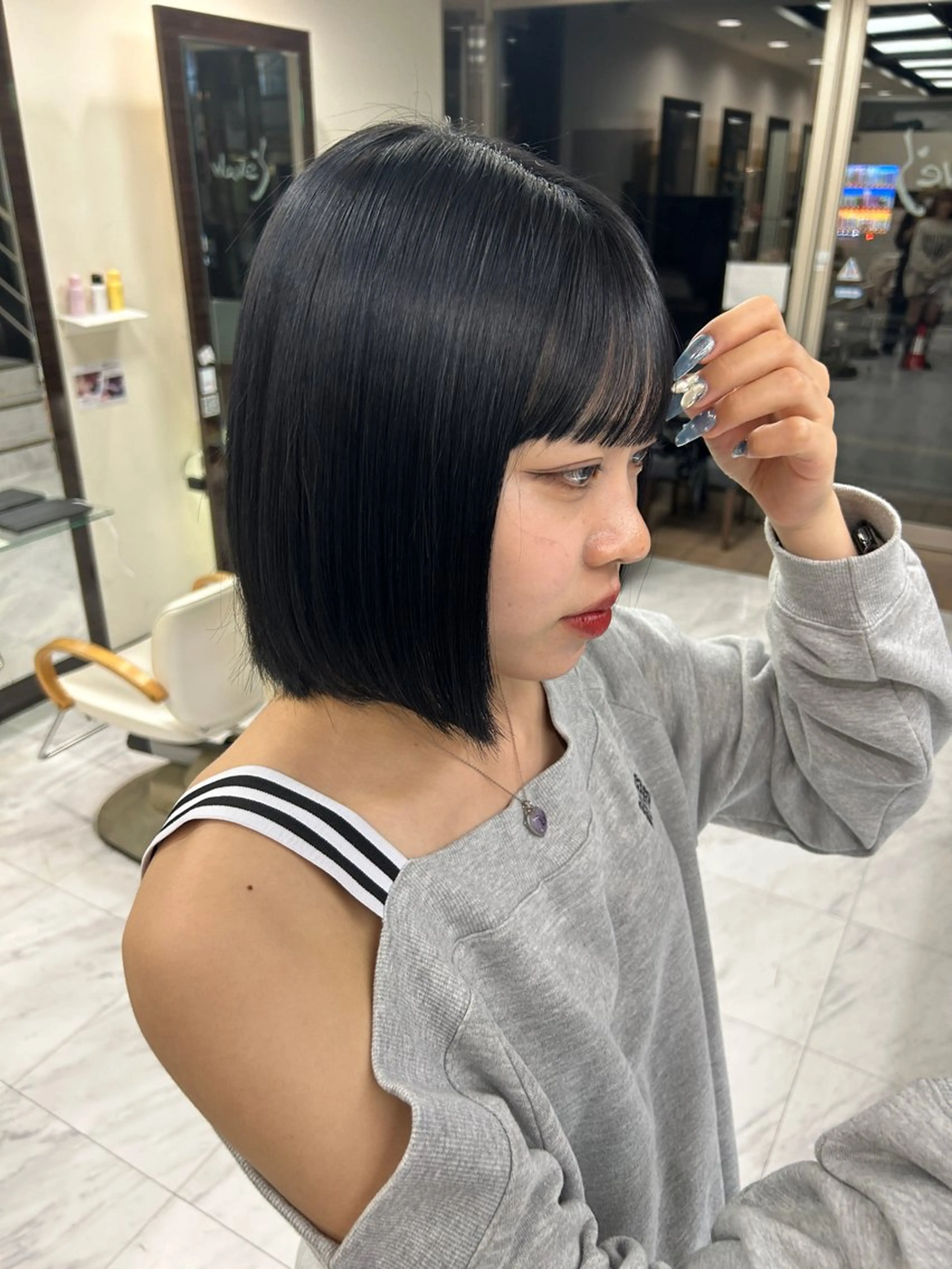 🦋ワンカラー➕5stpトリートメント🪼の写真