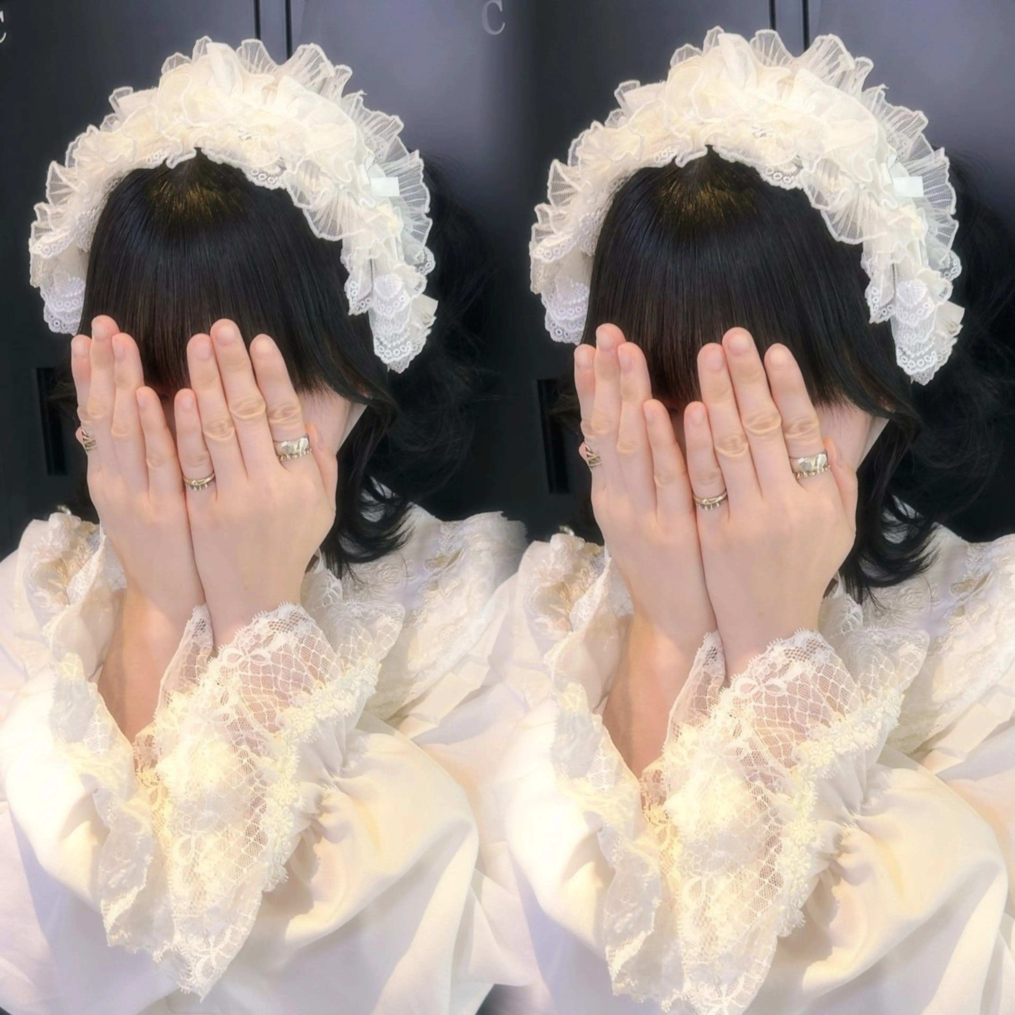 ミディアム サナ/ 秋葉原ヘアメのヘアスタイル