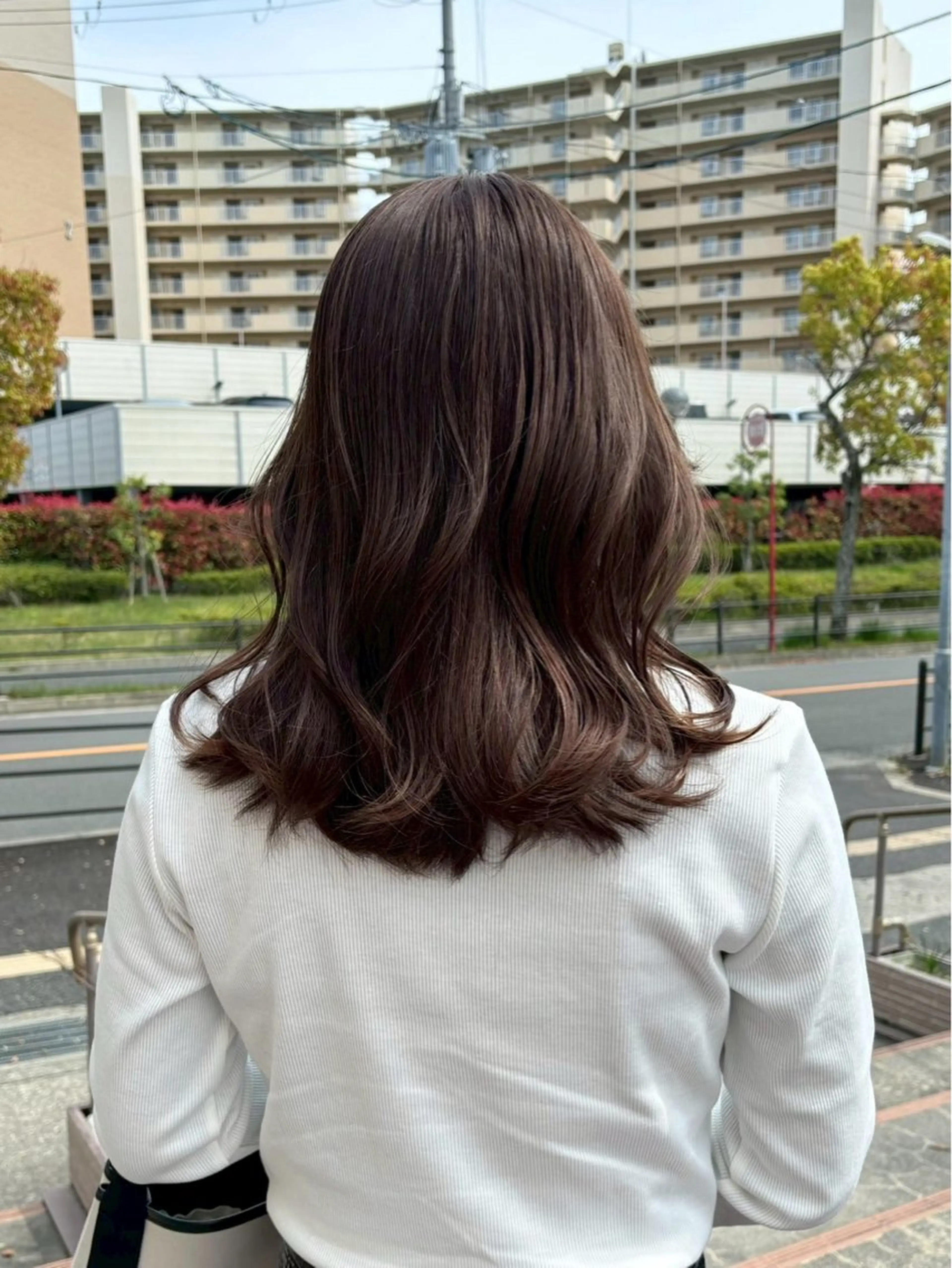 カラー YOKE /桃山台 /iori‎✦.˚◦のヘアスタイル