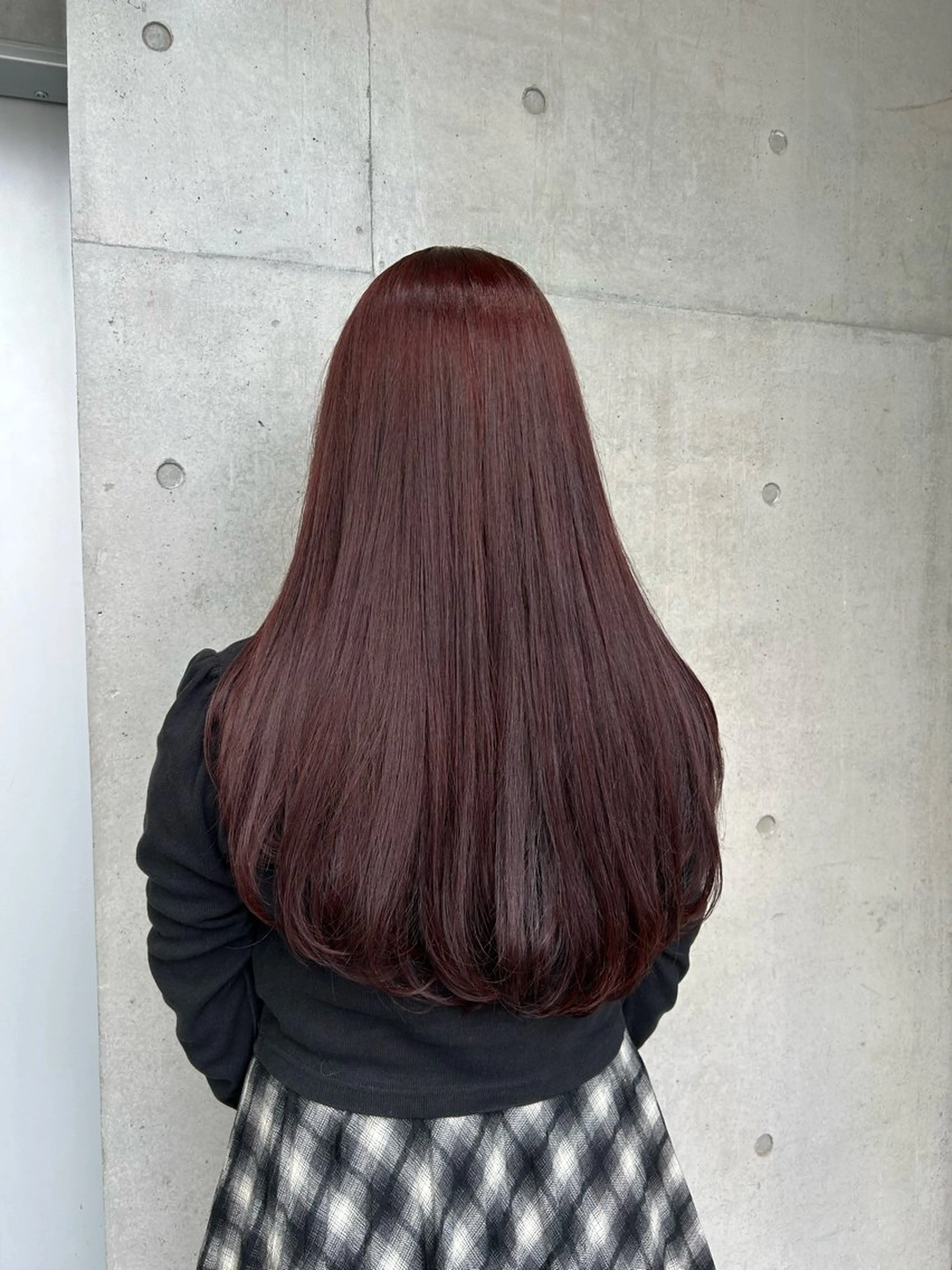 ロング カラー ヘアアレンジ ヘアカラー トリートメント ボブ艶モテカラー🫧 カリンのヘアスタイル