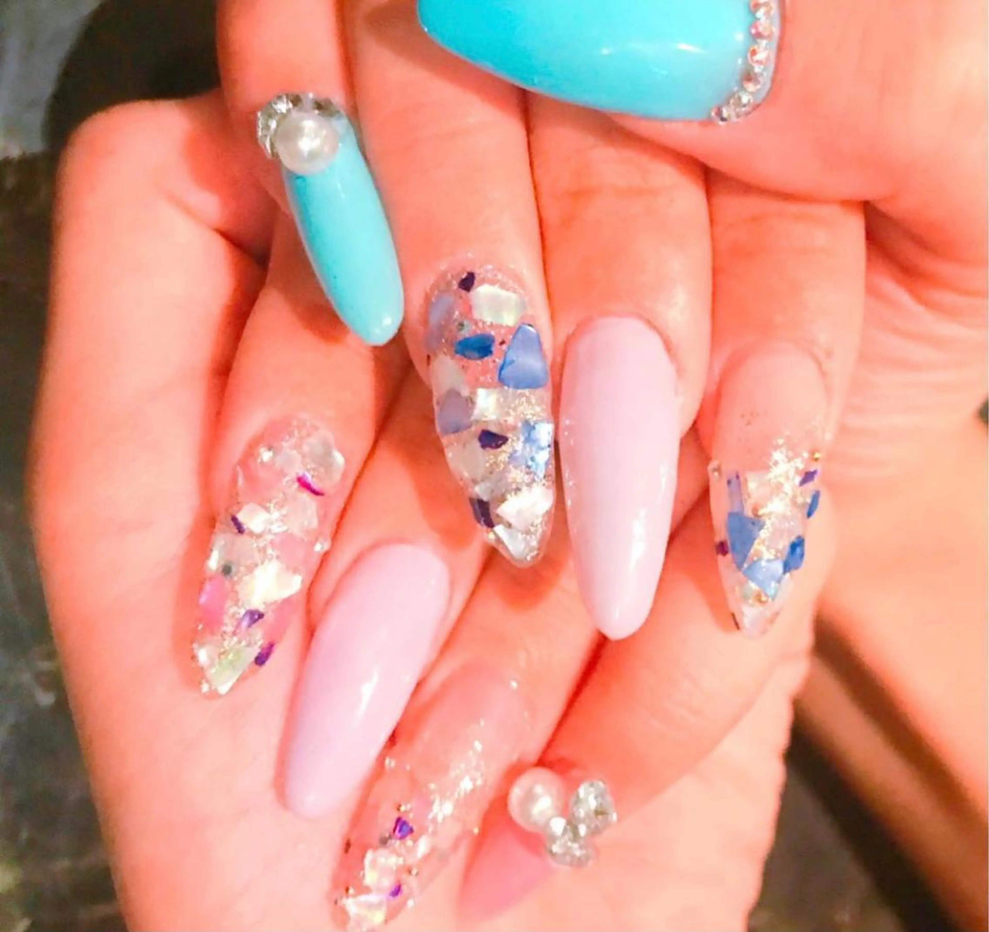 ネイル ワンカラーネイル スカルプネイル ハンドネイル T. kayoのネイルデザイン