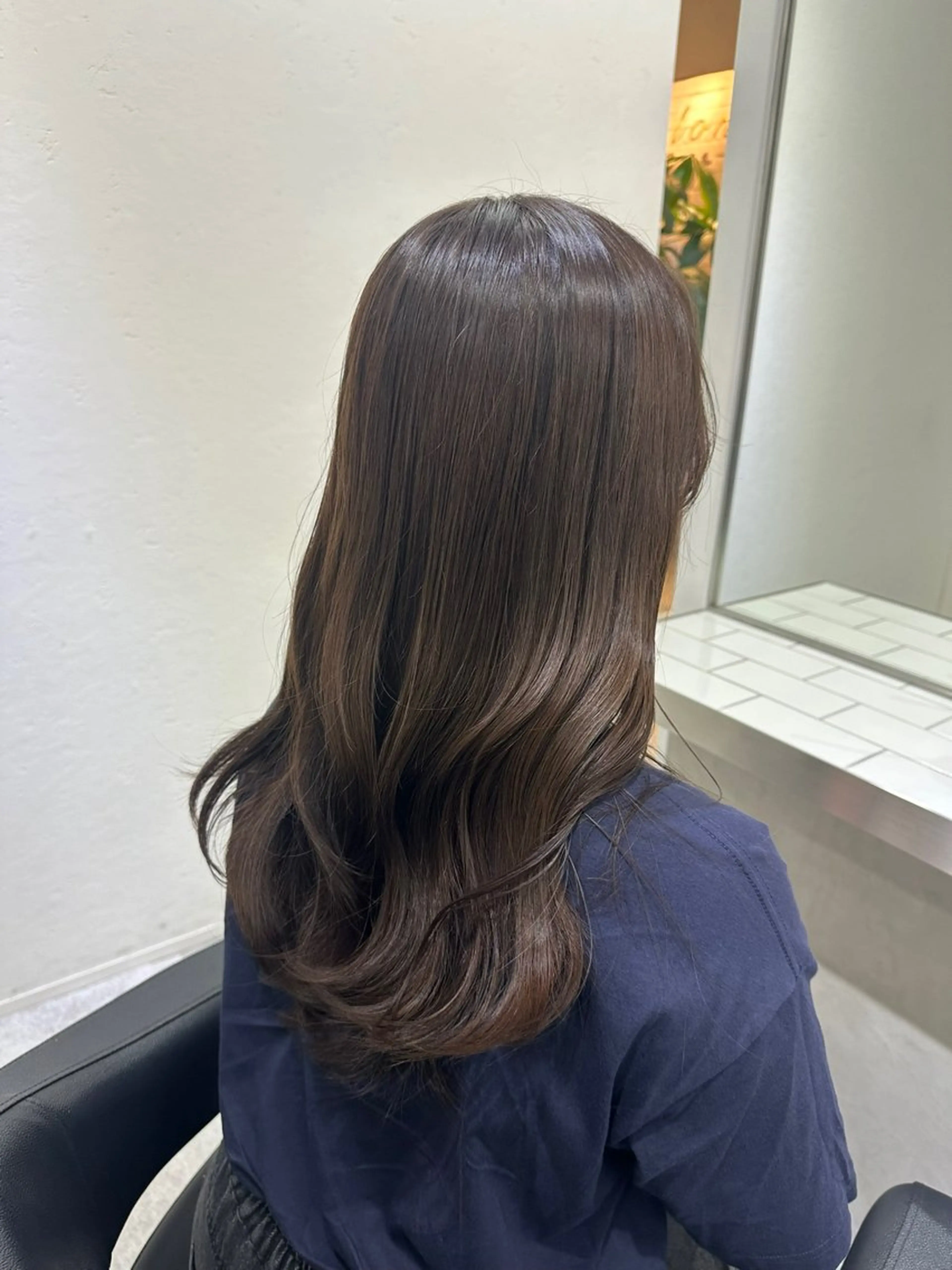 セミロング カラー 銀座/ヘアセット/ 島村美帆のヘアスタイル