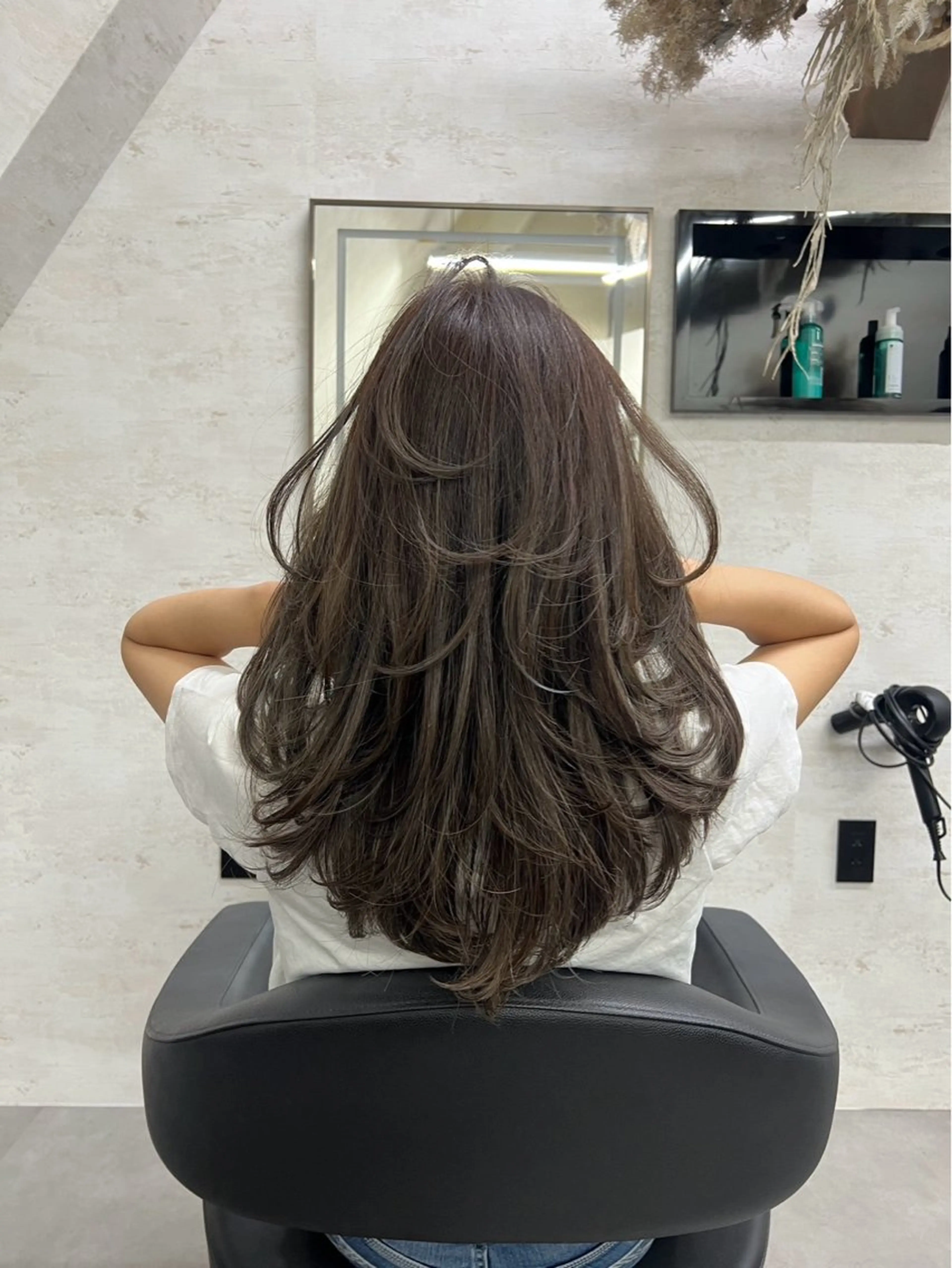 ロング カラー ヘアカラー トリートメント エクステ・レイヤ ーカット/yuunaのヘアスタイル