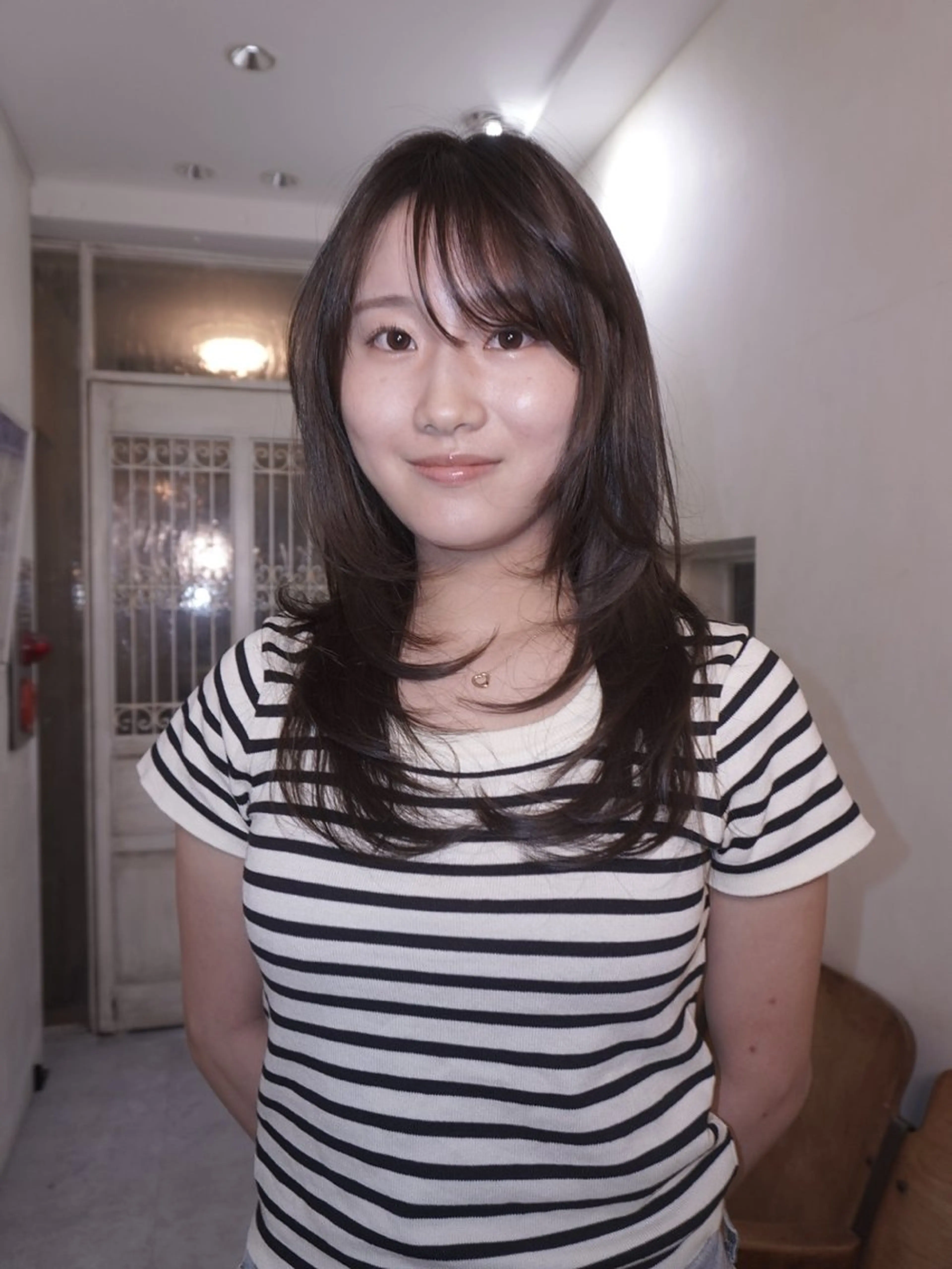 セミロング カット レイヤーカット/ 管原久遠のヘアスタイル