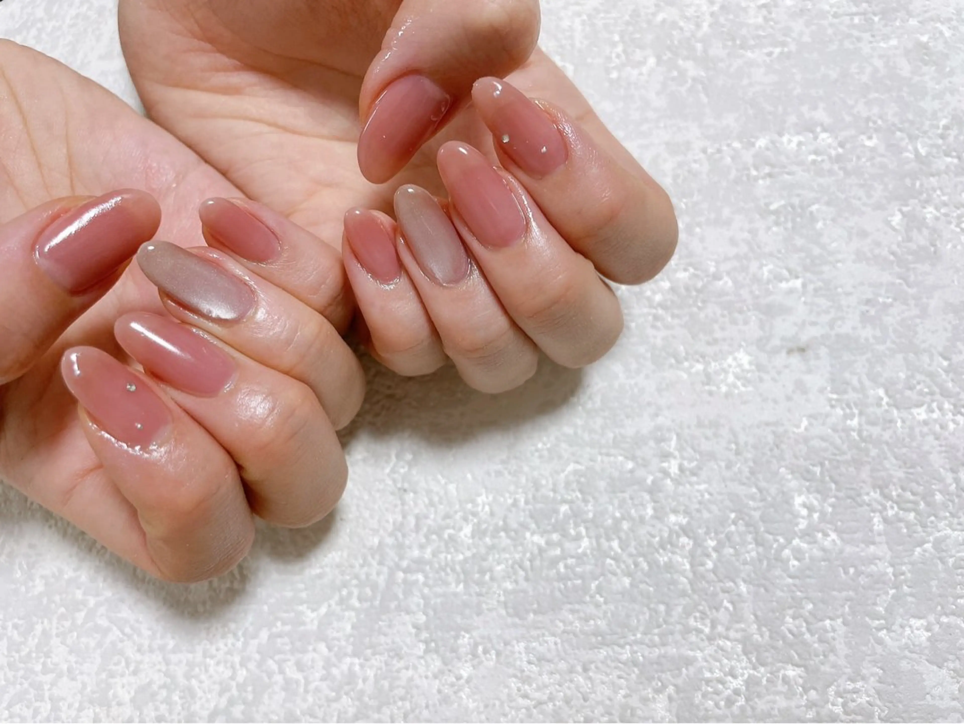 ネイル ジェルネイル マグネットネイル メンズネイル ワンカラーネイル パラジェル kiki nail たまプラーザのネイルデザイン