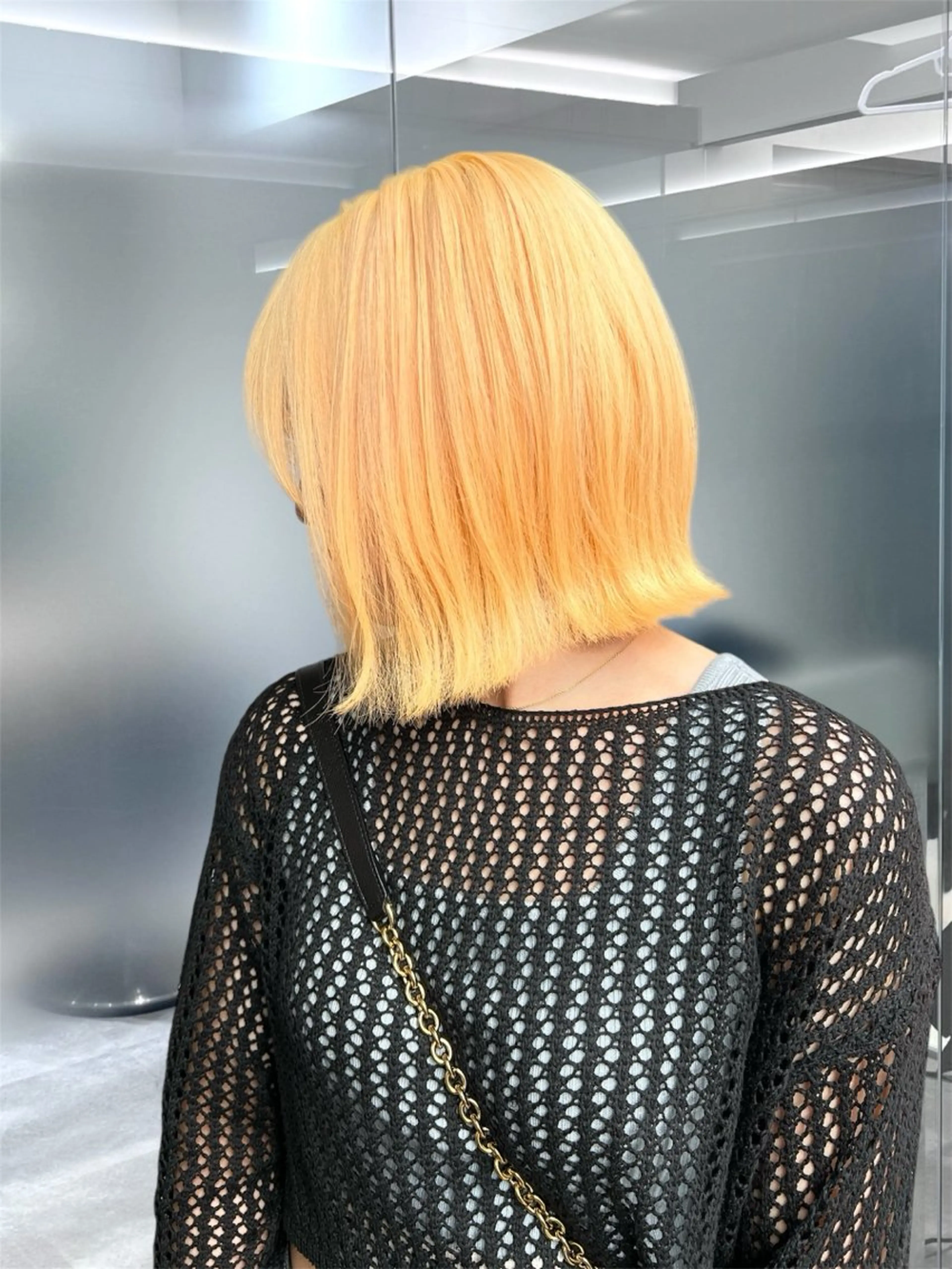 ショート カラー カット ヘアカラー トリートメント 癖毛救済✂️ボブ /髪質改善ストレートのヘアスタイル
