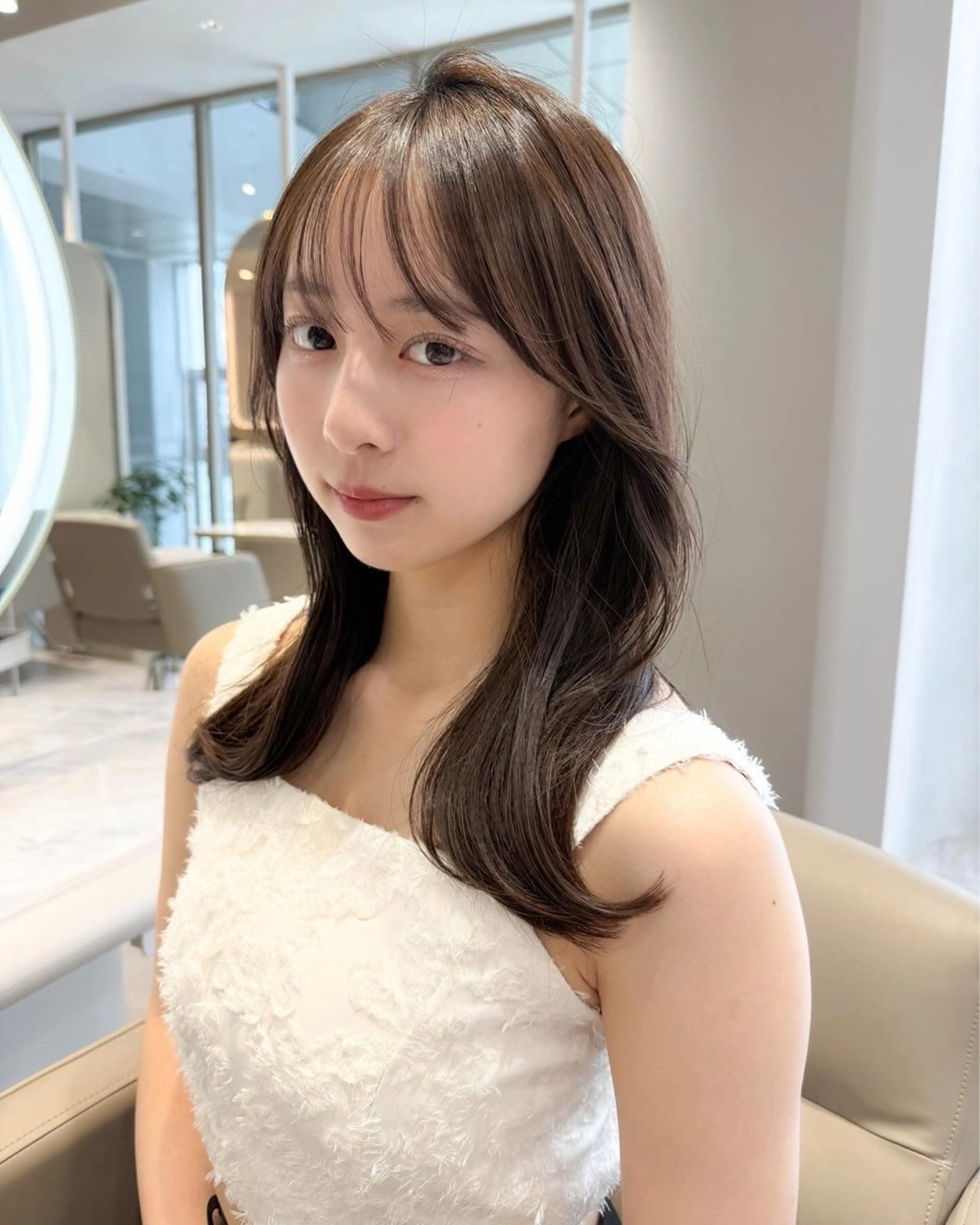 ミディアム Agnos 青山/ saya🌼のヘアスタイル