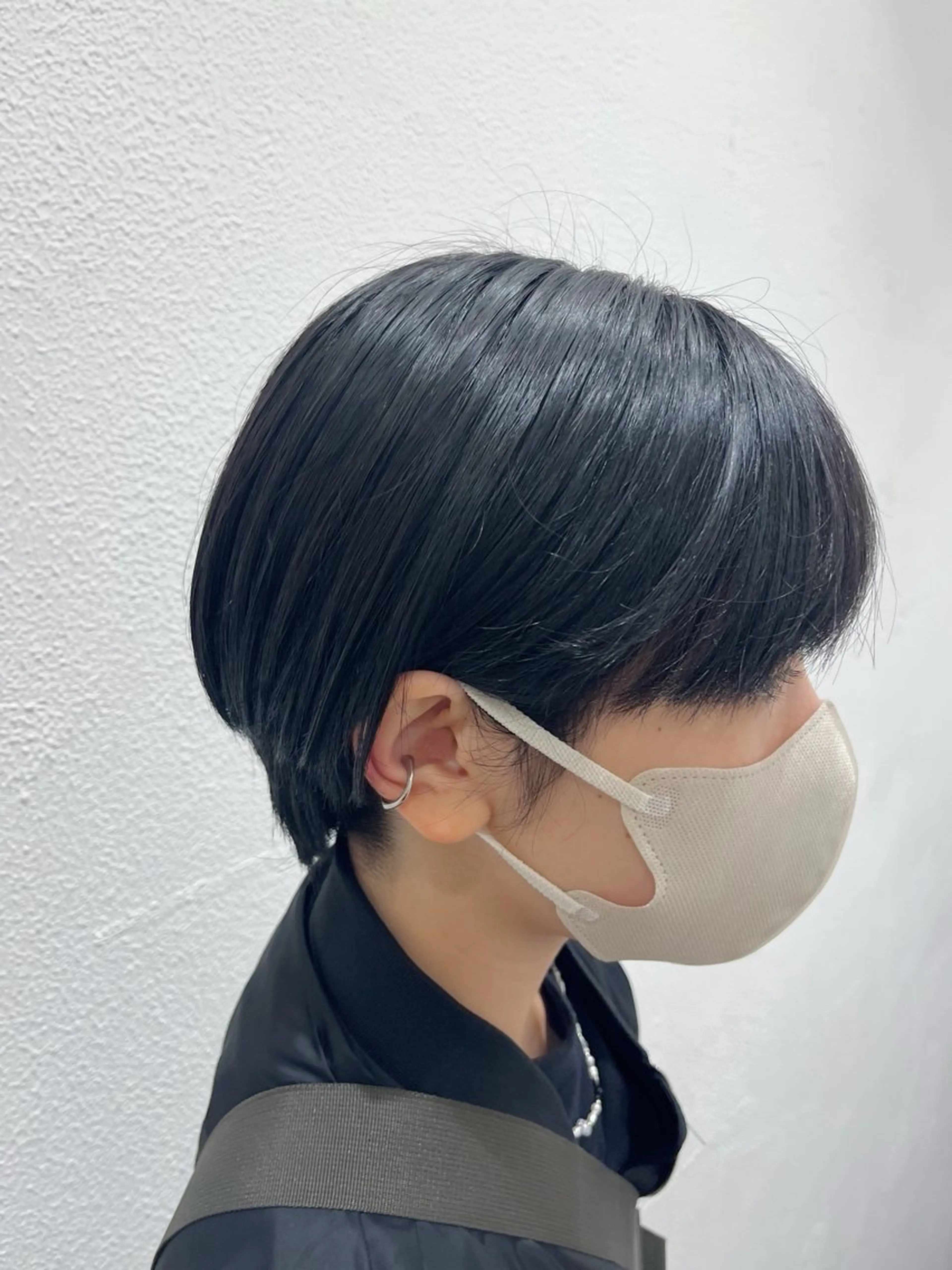 ショート カラー ヘアカラー ハイトーンカラー☁️ 西條 楓花のヘアスタイル