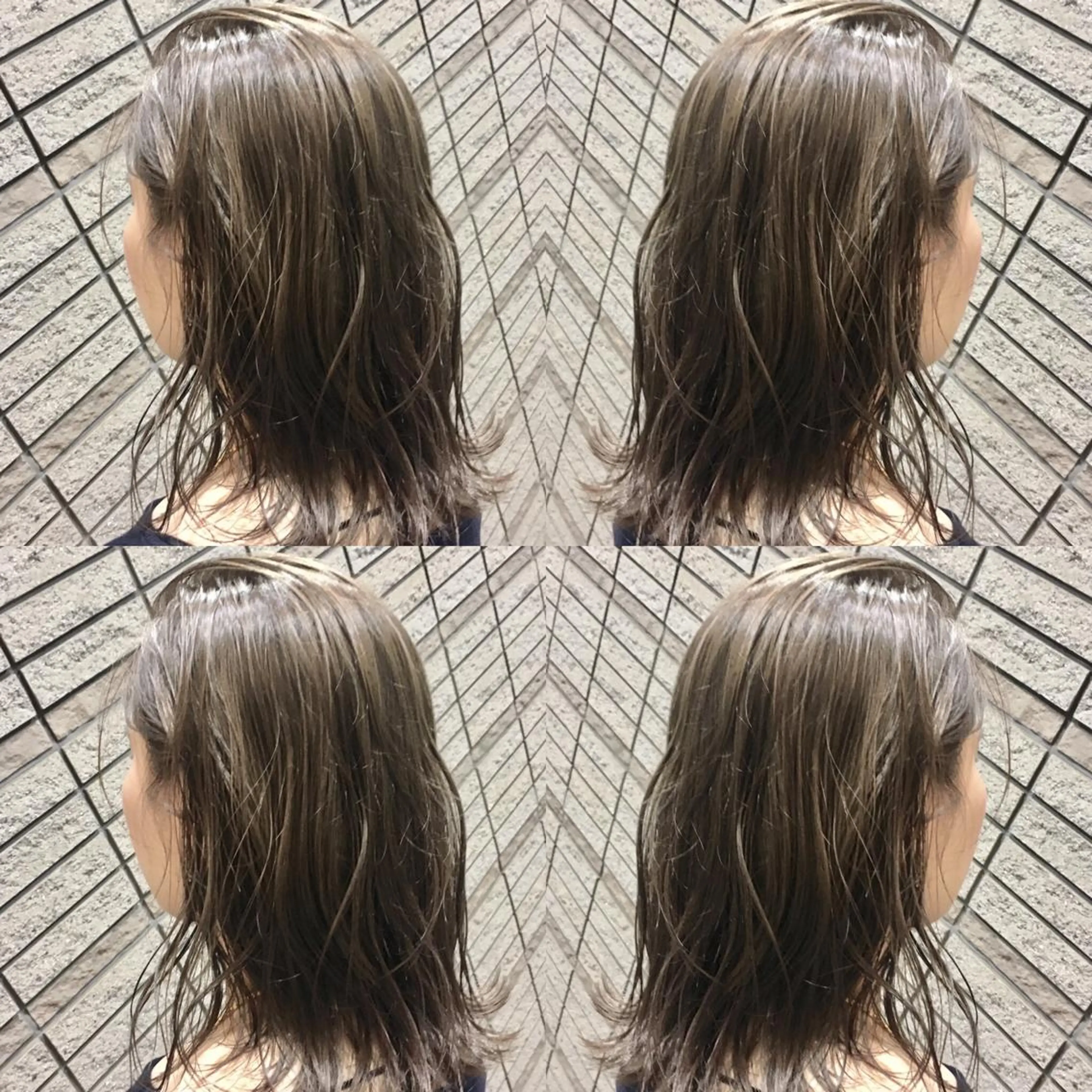 カラー グレージュ イルミナカラー 外国人風カラー 縮毛矯正 N° jillva ♦️川端裕司♦️のヘアスタイル