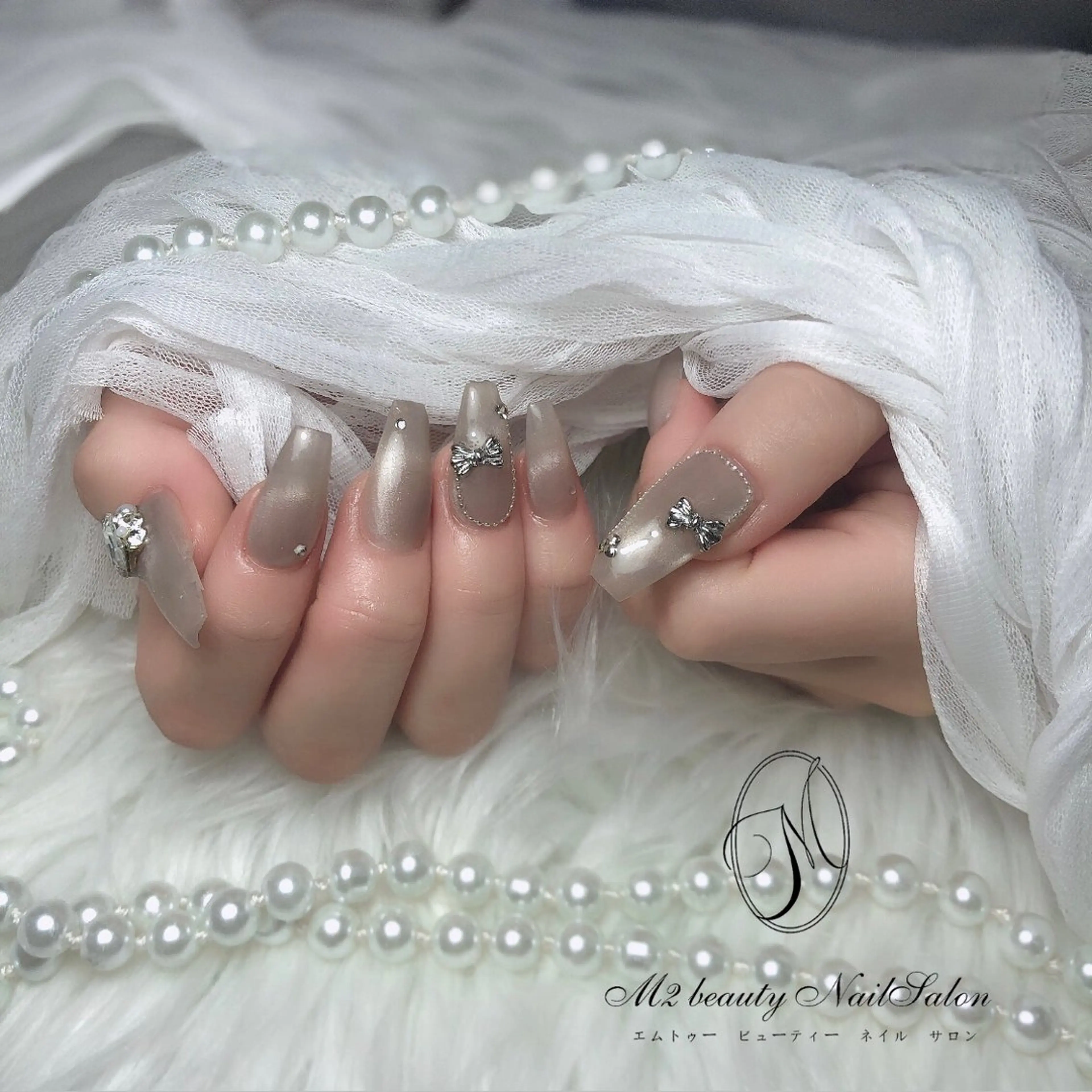 ネイル 長さ出し ジェルネイル パラジェル スカルプネイル ネイルチップ ハンドネイル M2 beauty Nankaのネイルデザイン