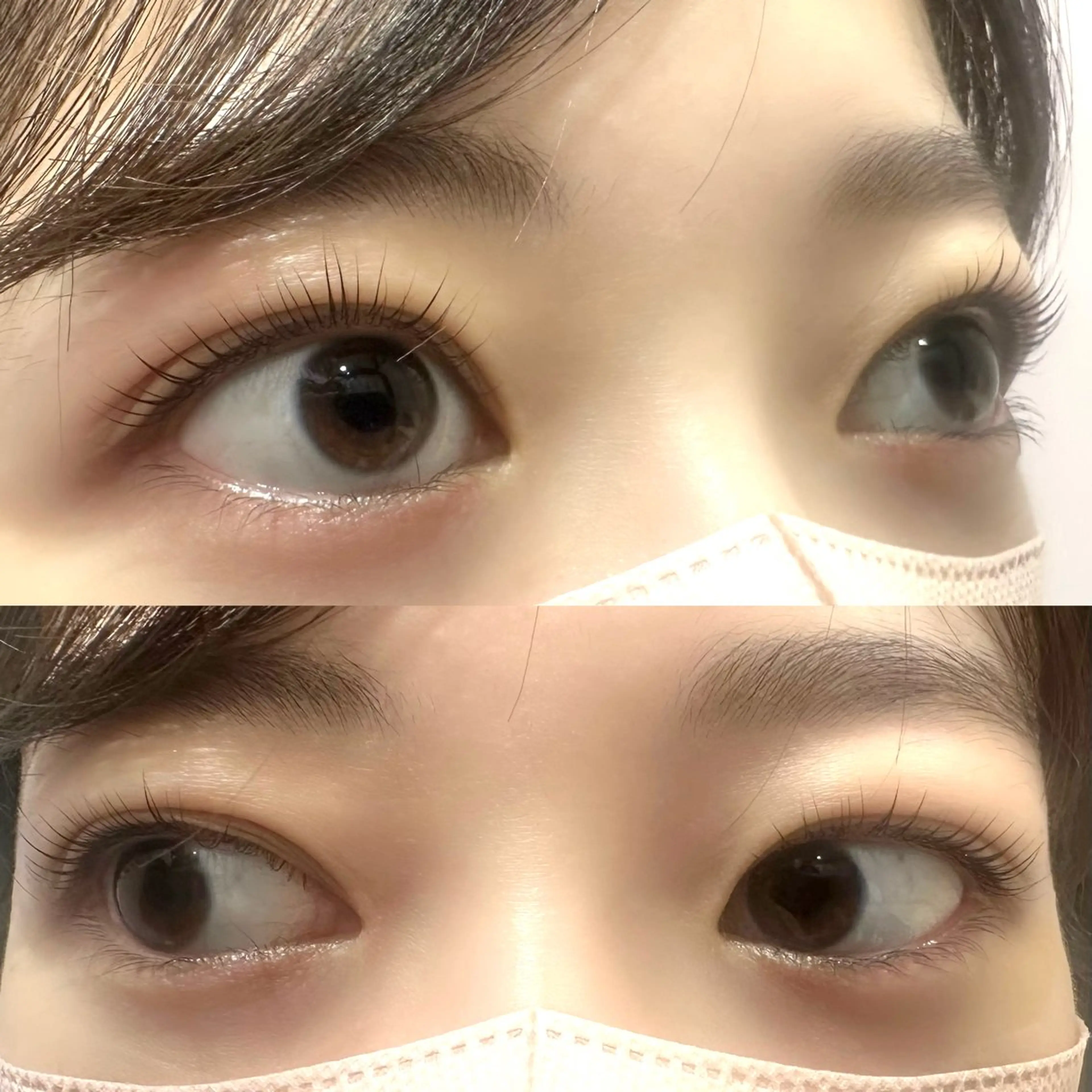 マツエク・マツパ パリジェンヌラッシュリフト まつげパーマ 一重×まつ毛パーマ マツパ NINE🕊️ Rihoのマツエク・マツパデザイン