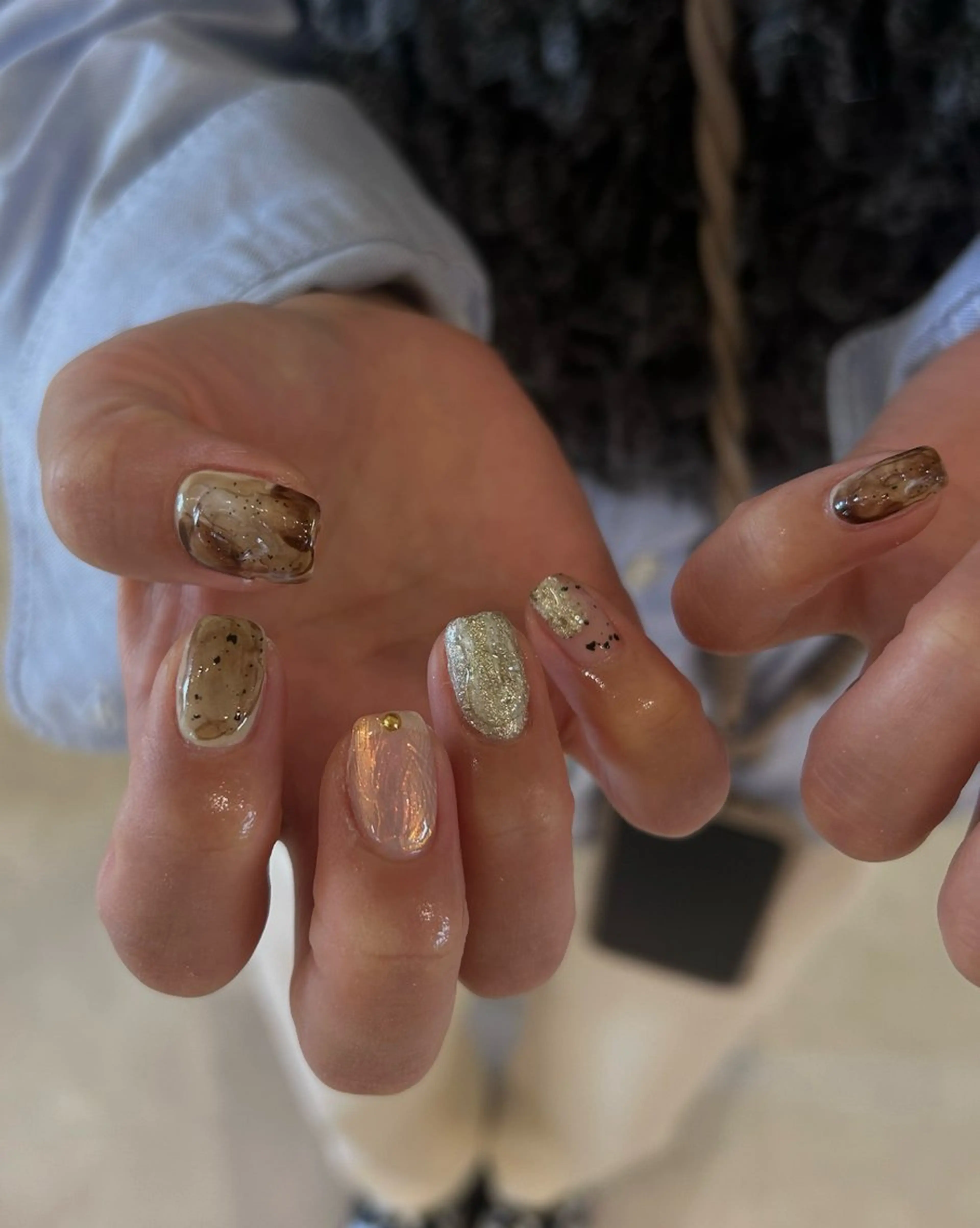 ネイル DEEokazaki momona.Gのネイルデザイン