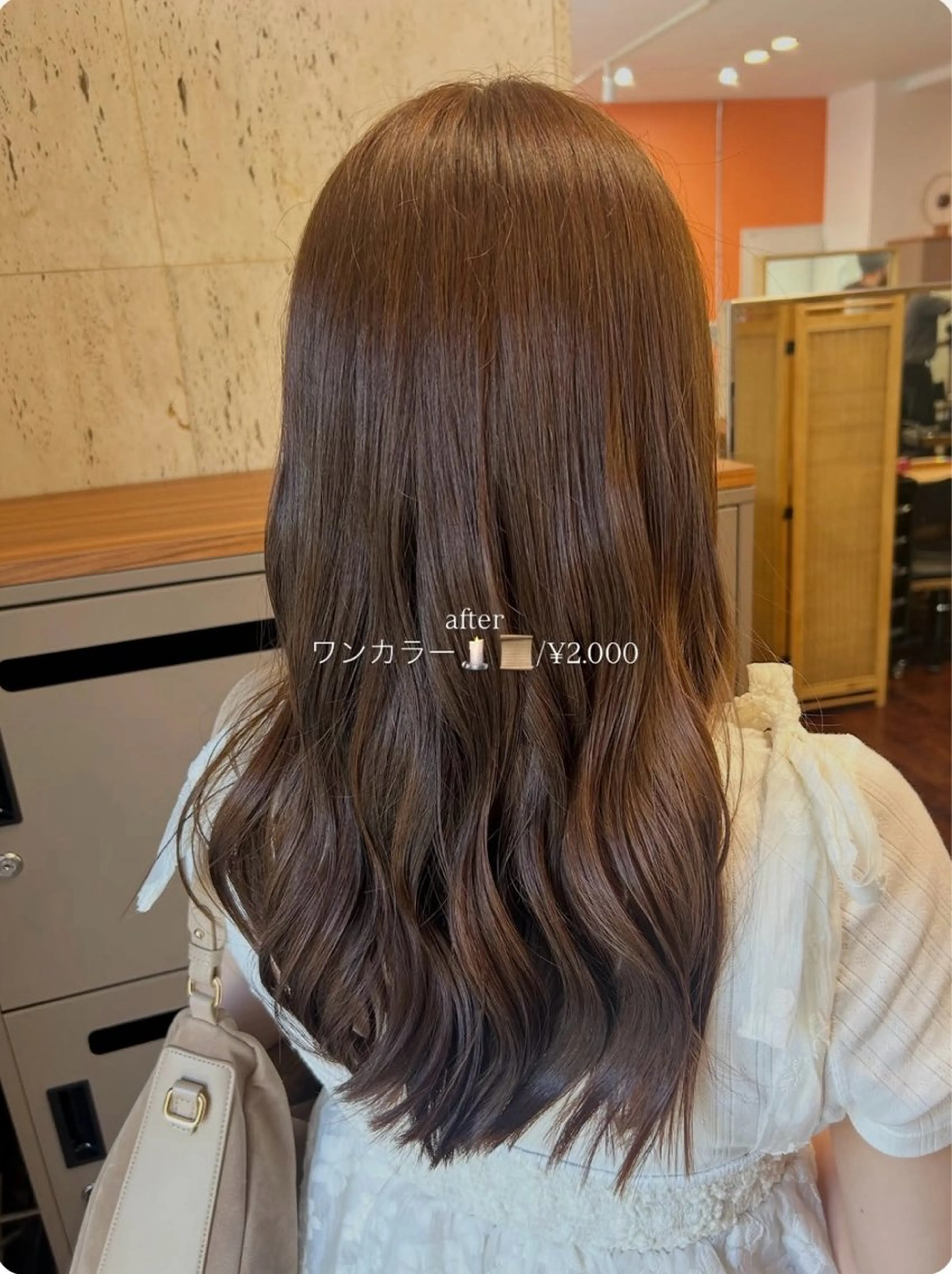 ロング カラー ベージュカラー 透明感カラー ヘアカラー 佐藤光華/JANU /カラーモデルのヘアスタイル