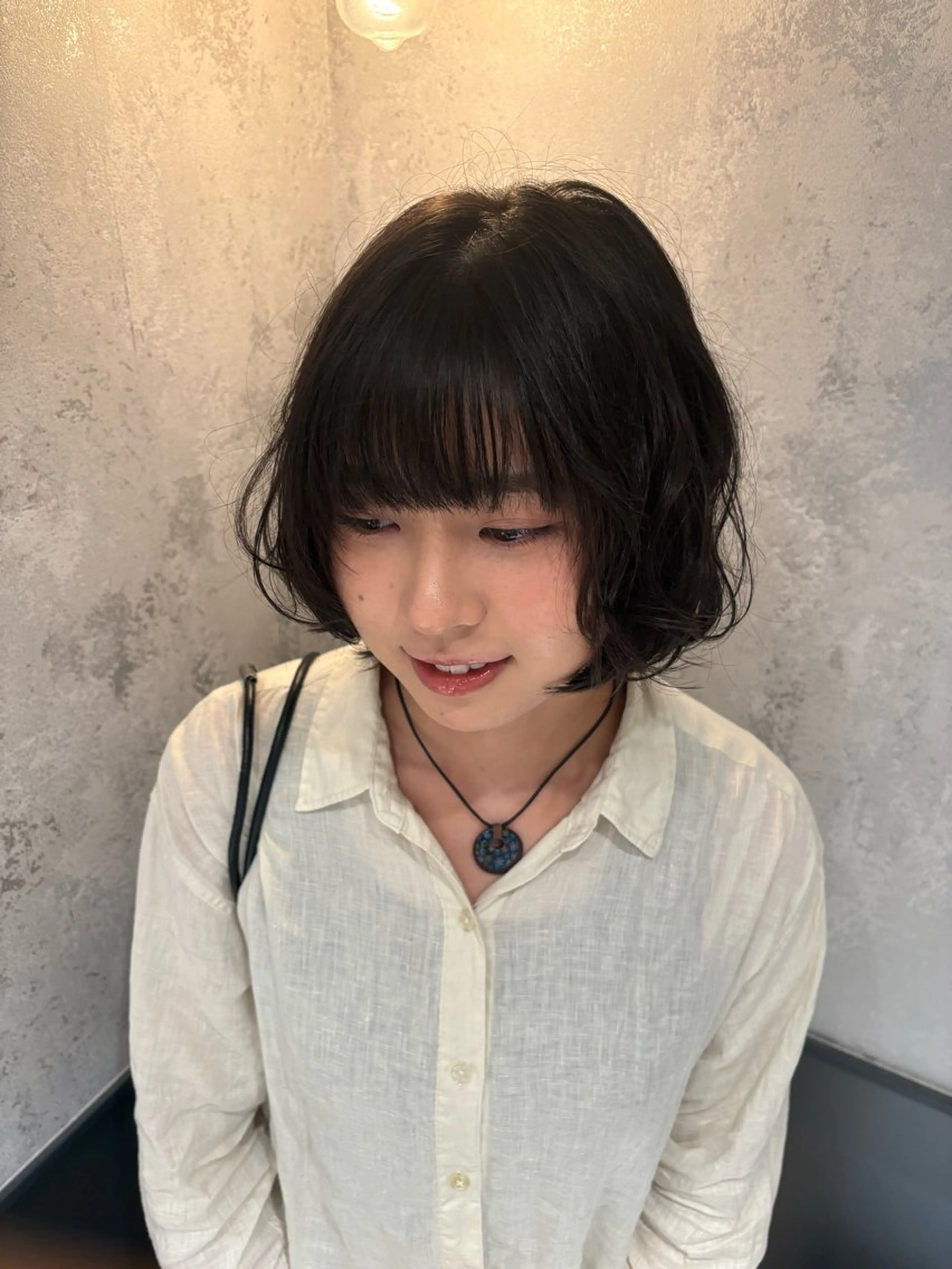 【🦠ニュアンスボブパーマ🦠】寒い時期に向けてパーマでイメチェンしませんか★の写真