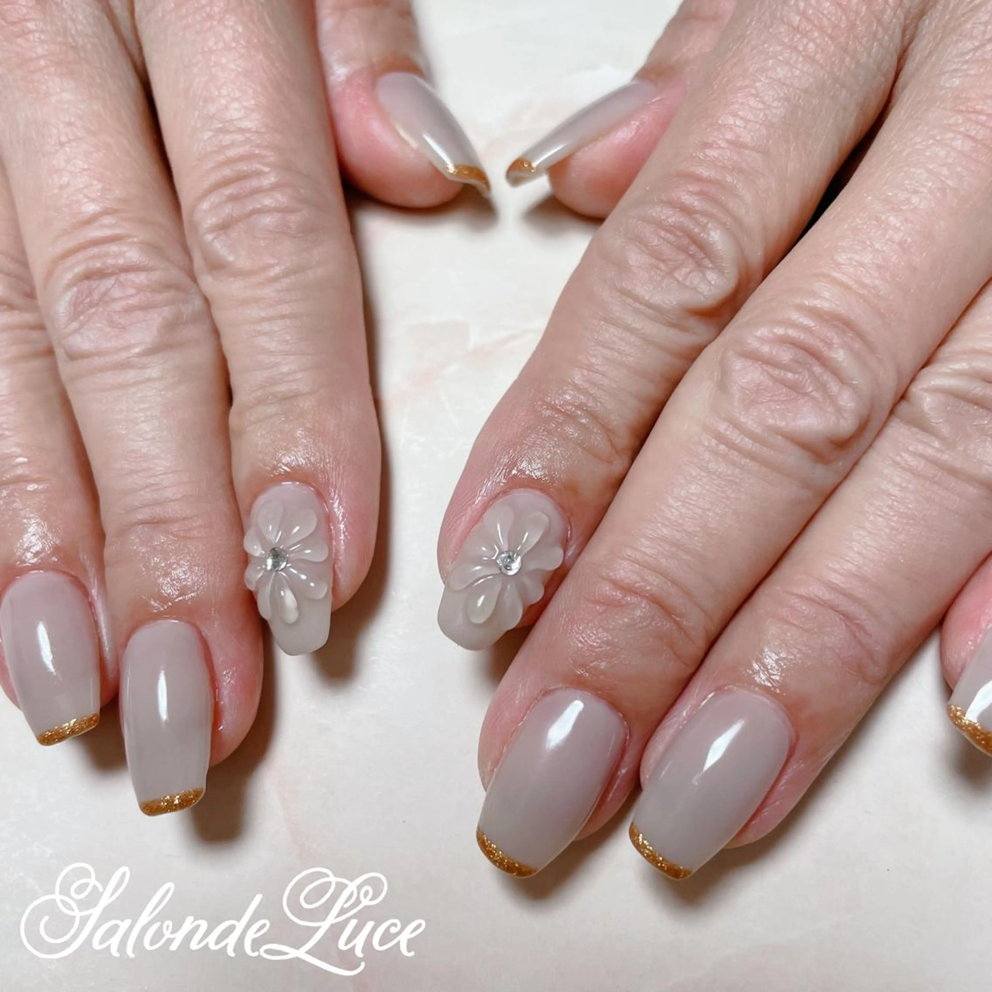 ネイル フラワーネイル Salon de Luceのネイルデザイン