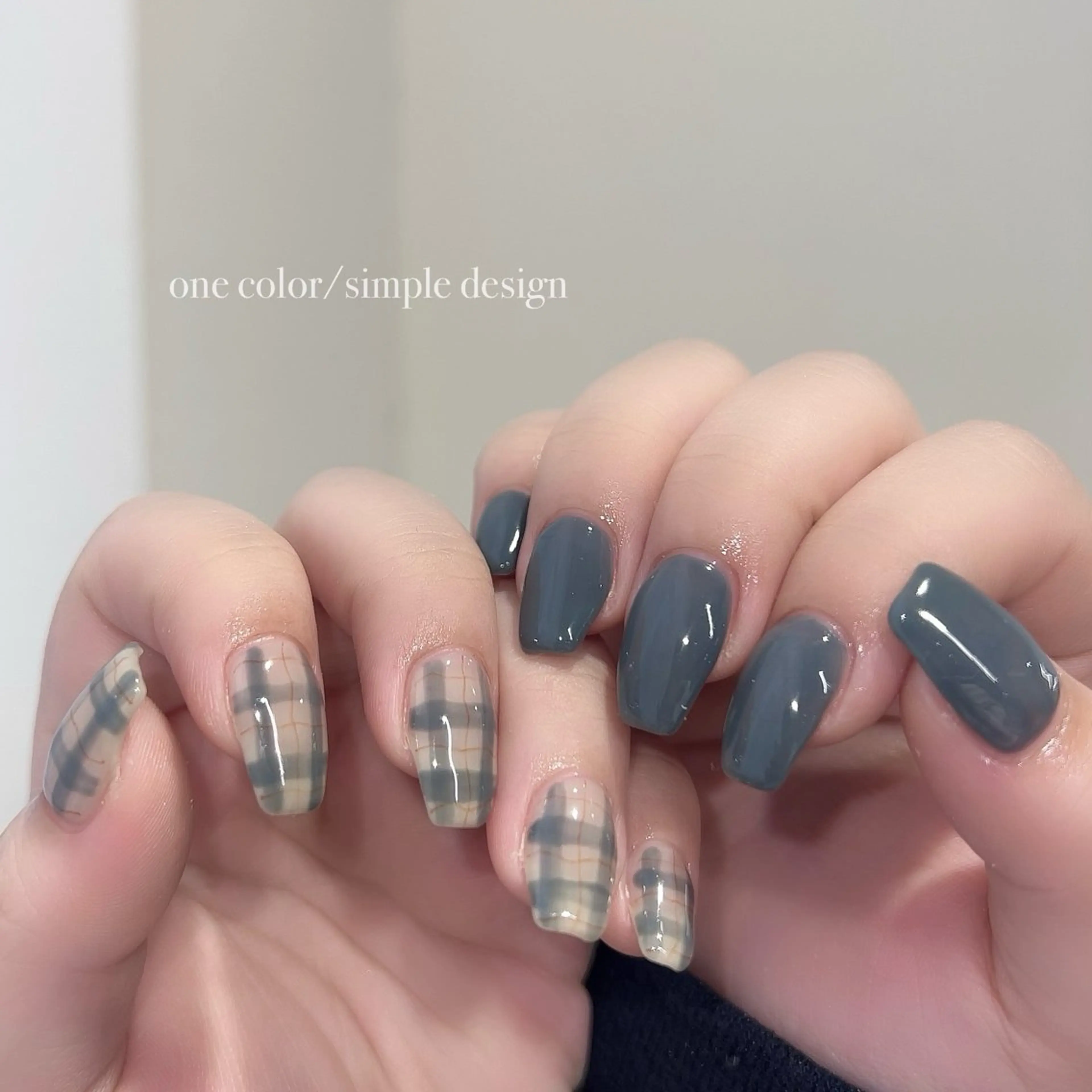 ネイル ニュアンスネイル ワンカラーネイル シンプルネイル 鈴木 まゆのネイルデザイン