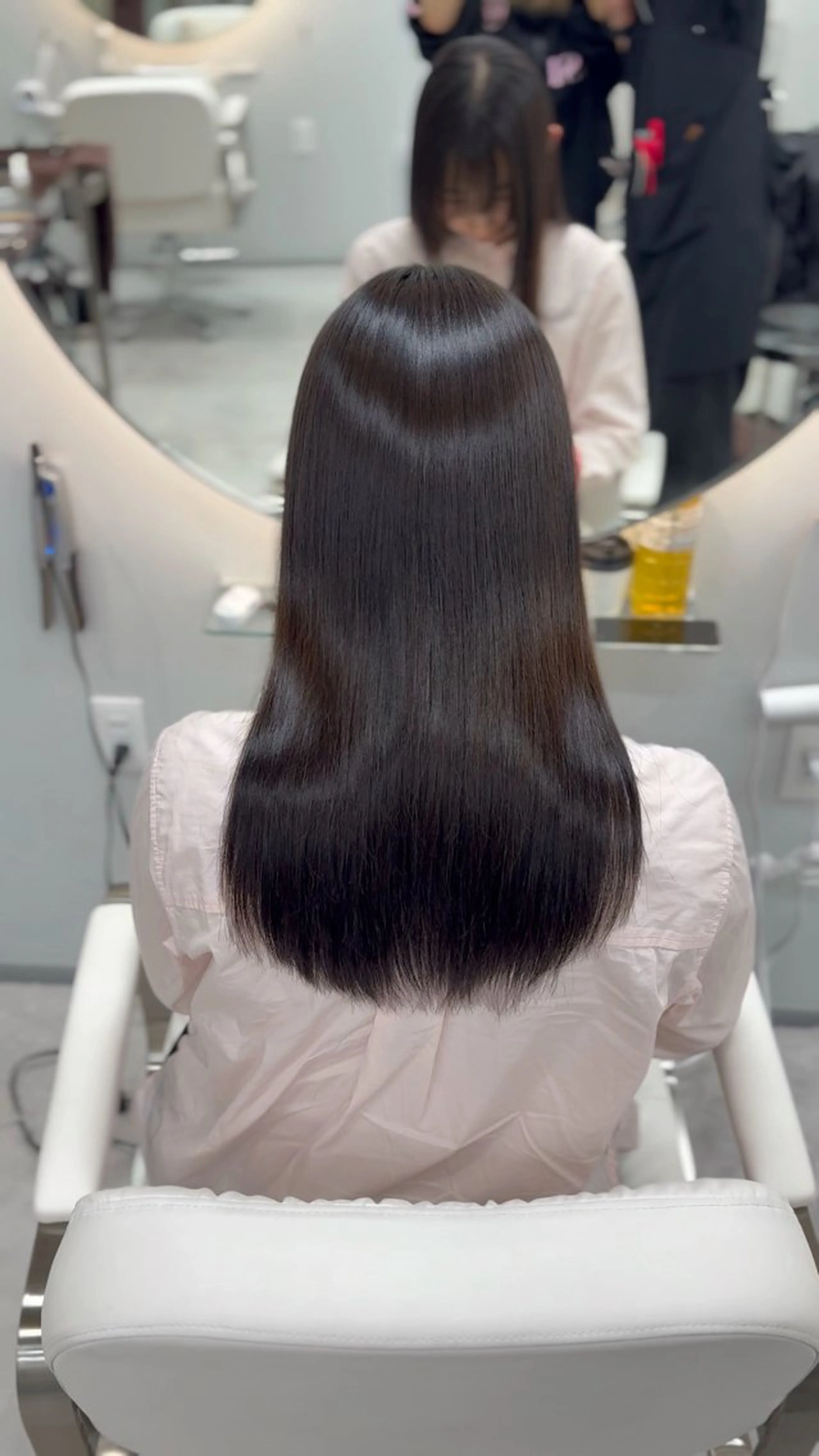 ロング 縮毛矯正 トリートメント 美髪縮毛矯正／ツヤ 髪カラー🫧つばさのヘアスタイル