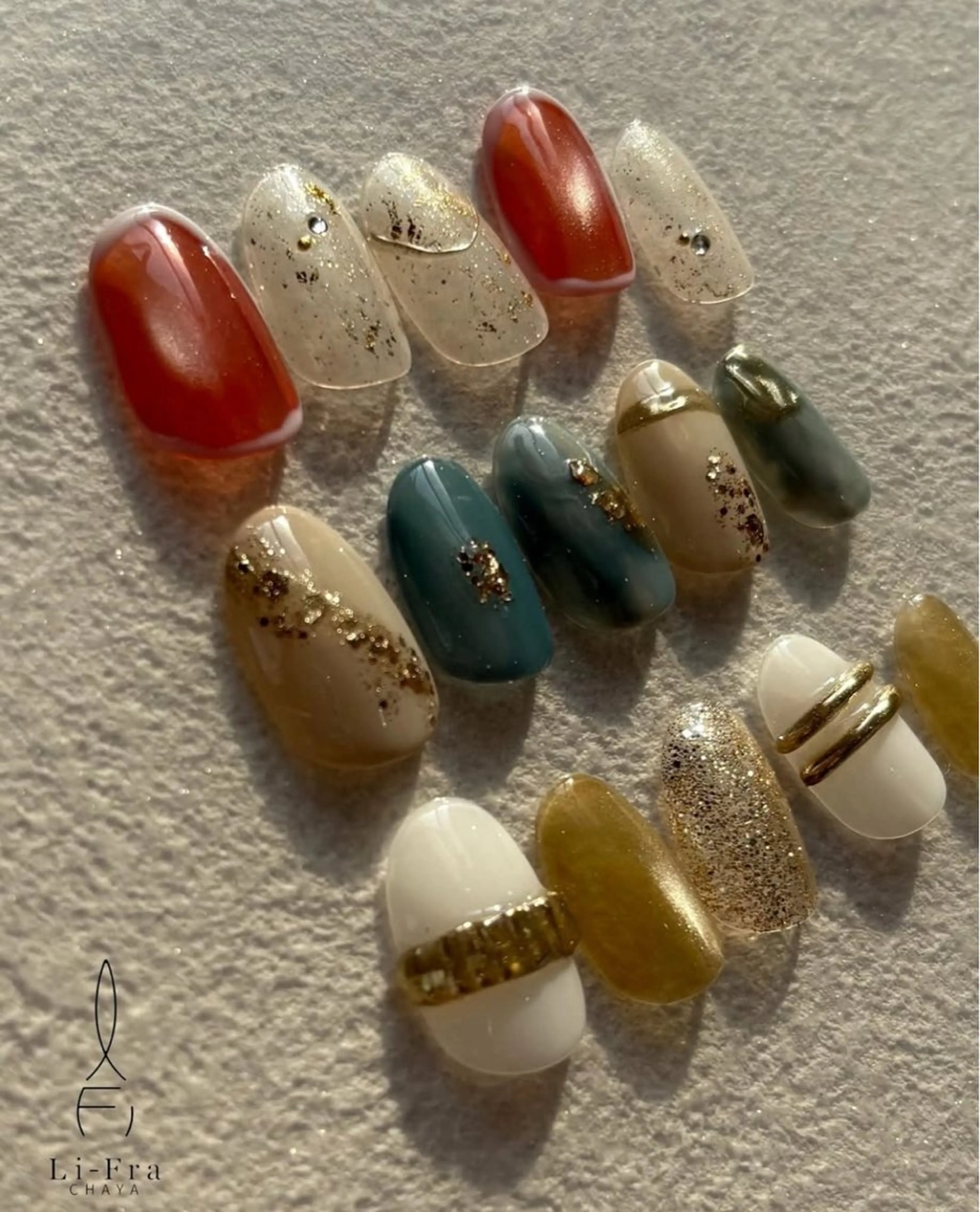 ネイル ハンドネイル Li-Fra JINNOのネイルデザイン