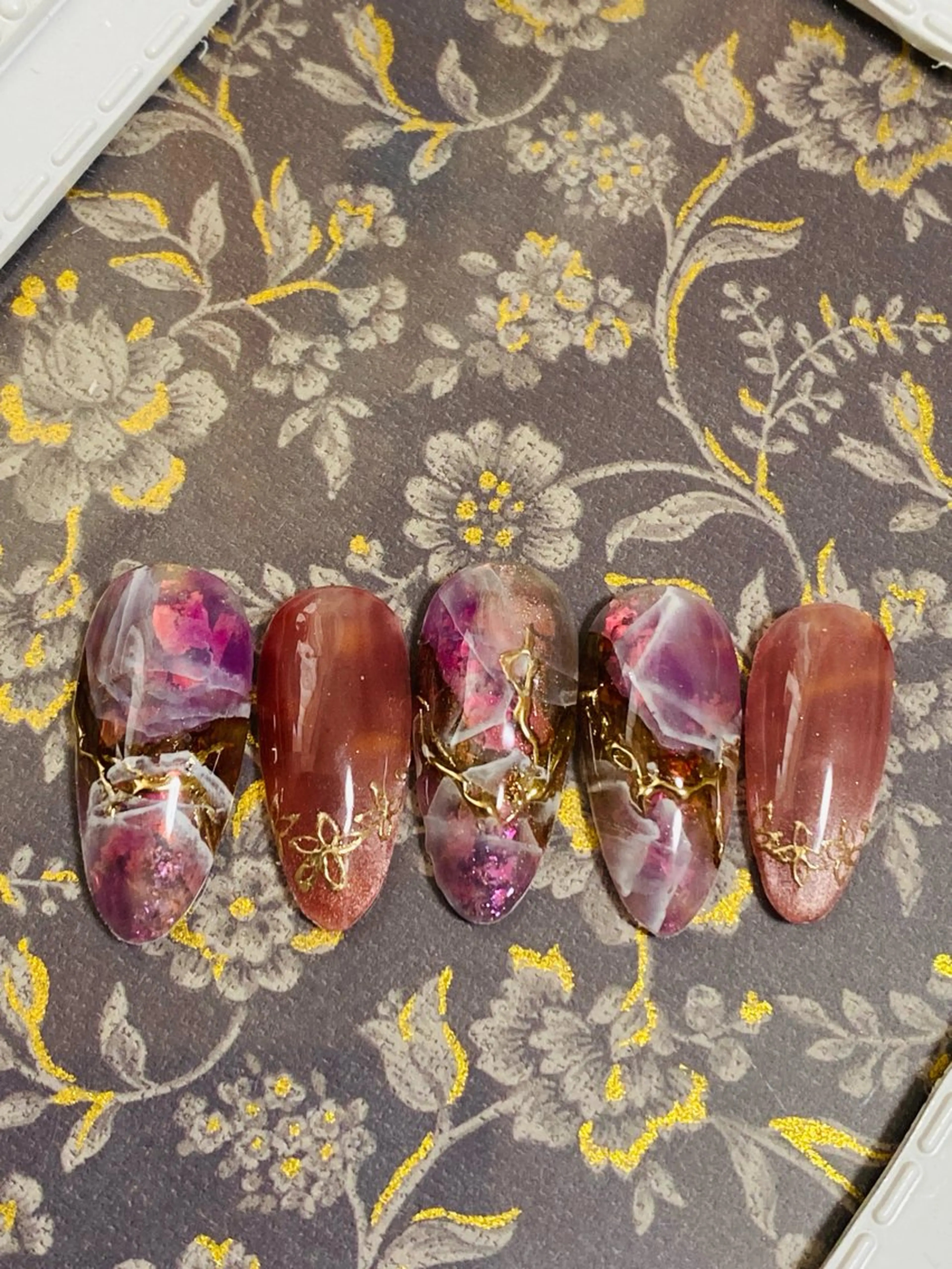 ネイル アートネイル 自宅ネイルサロン ♦️nuance♦️のネイルデザイン