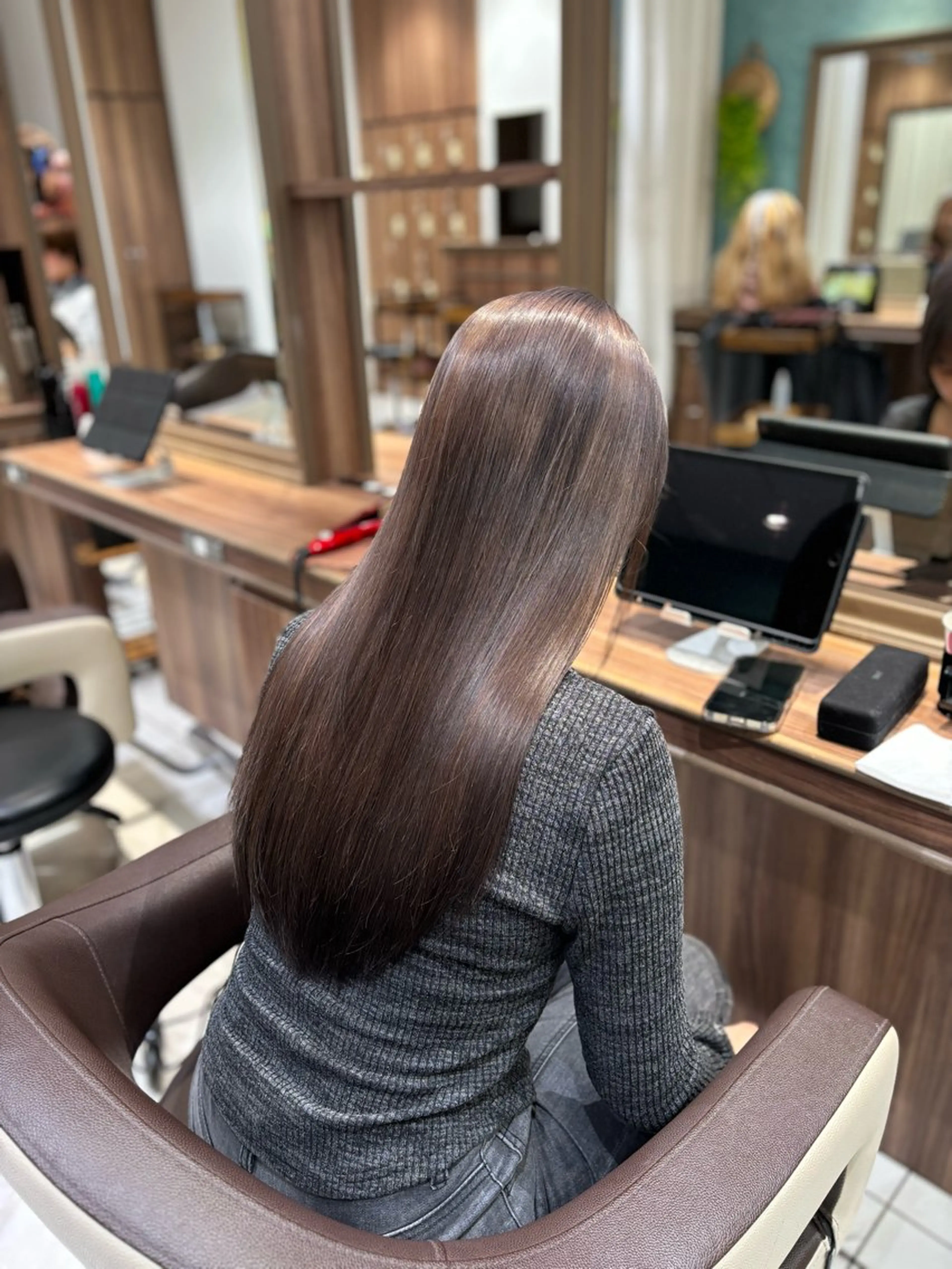 ロング カラー ゆるふわパーマ🌸/ ハイトーン/あゆみのヘアスタイル