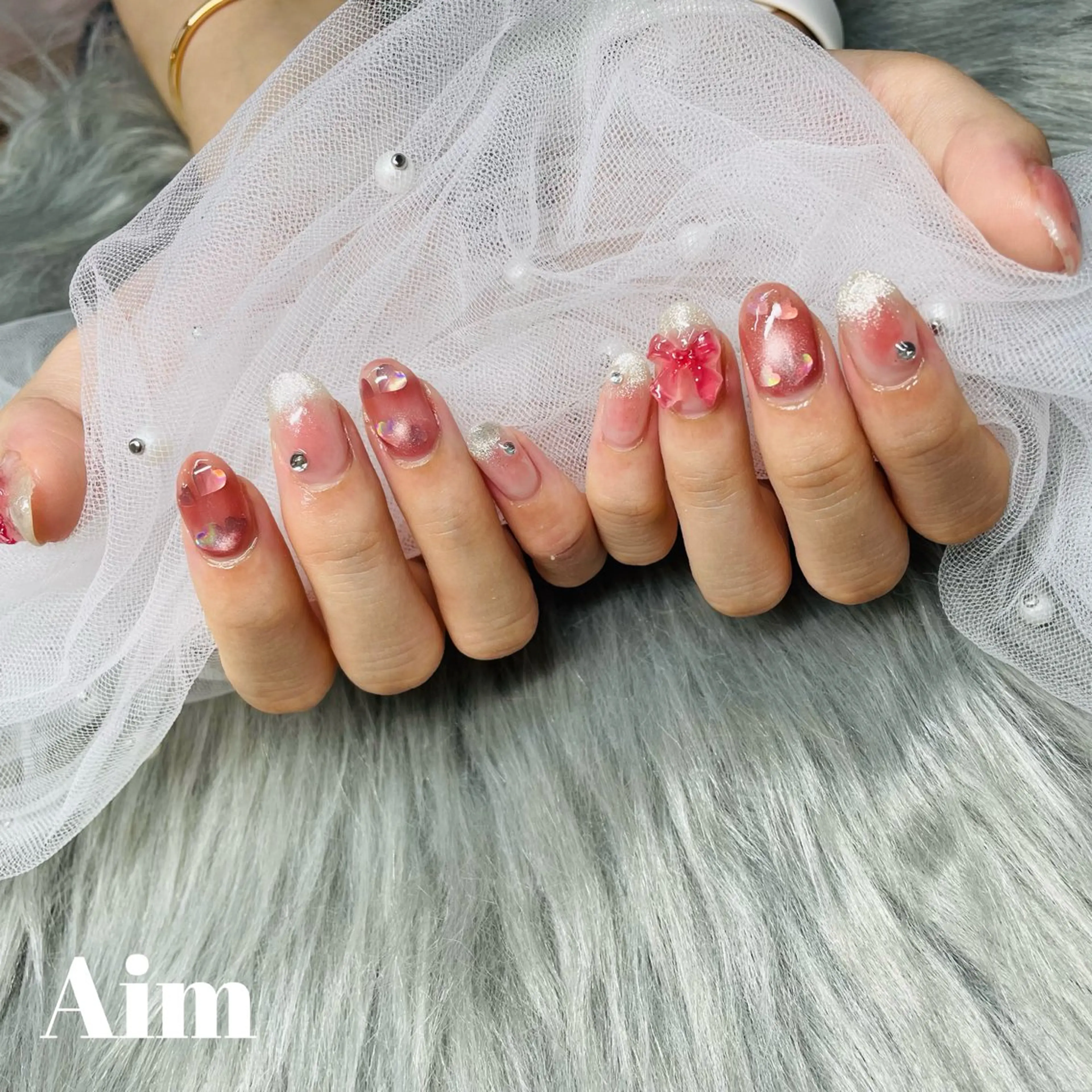 ネイル ハンドネイル ネイルサロンAim河原町[ヘアセット　ヘアエクステ　着付　専門店]所属・Aim🌿 kanaのネイルデザイン